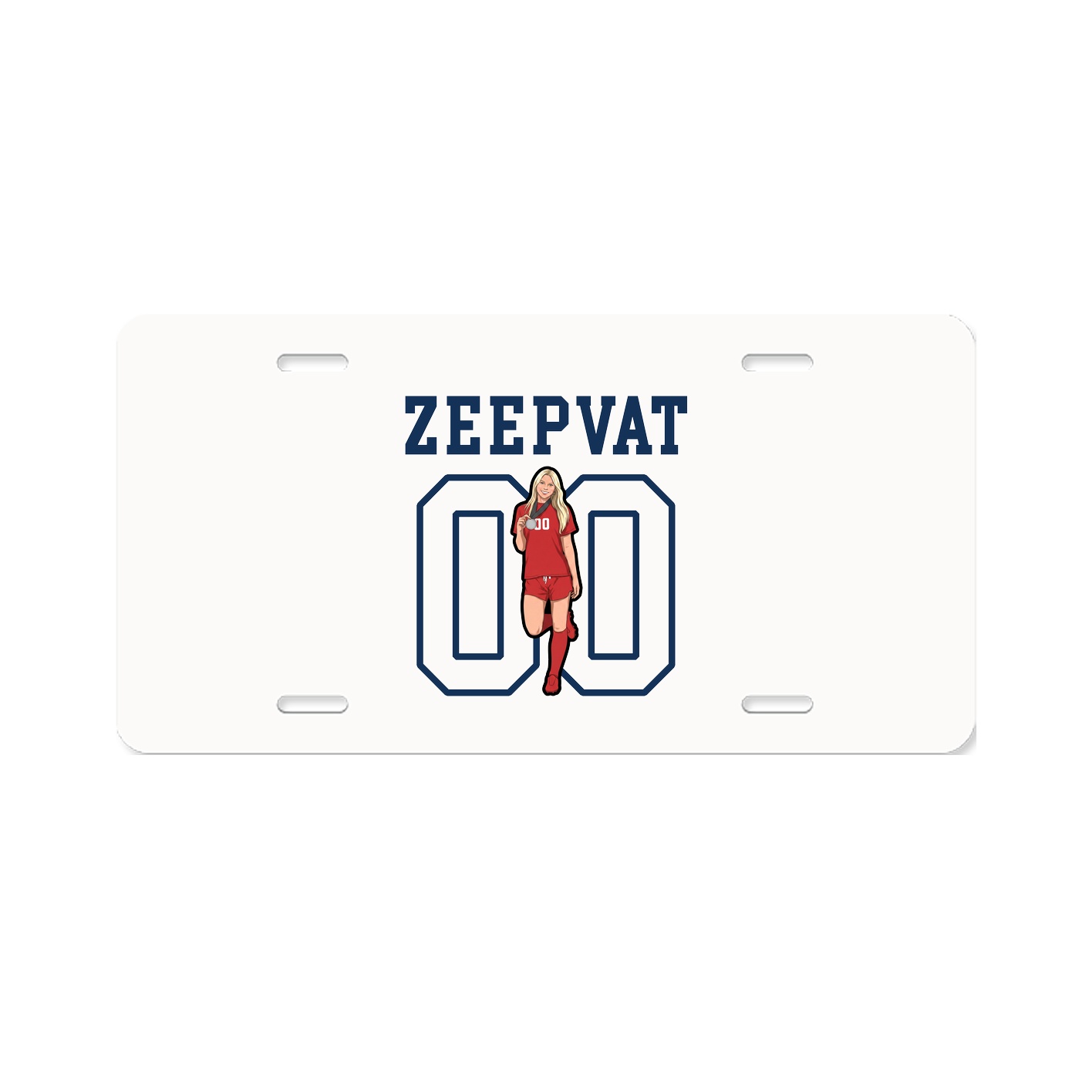 License Plate — Shirsey in Classic