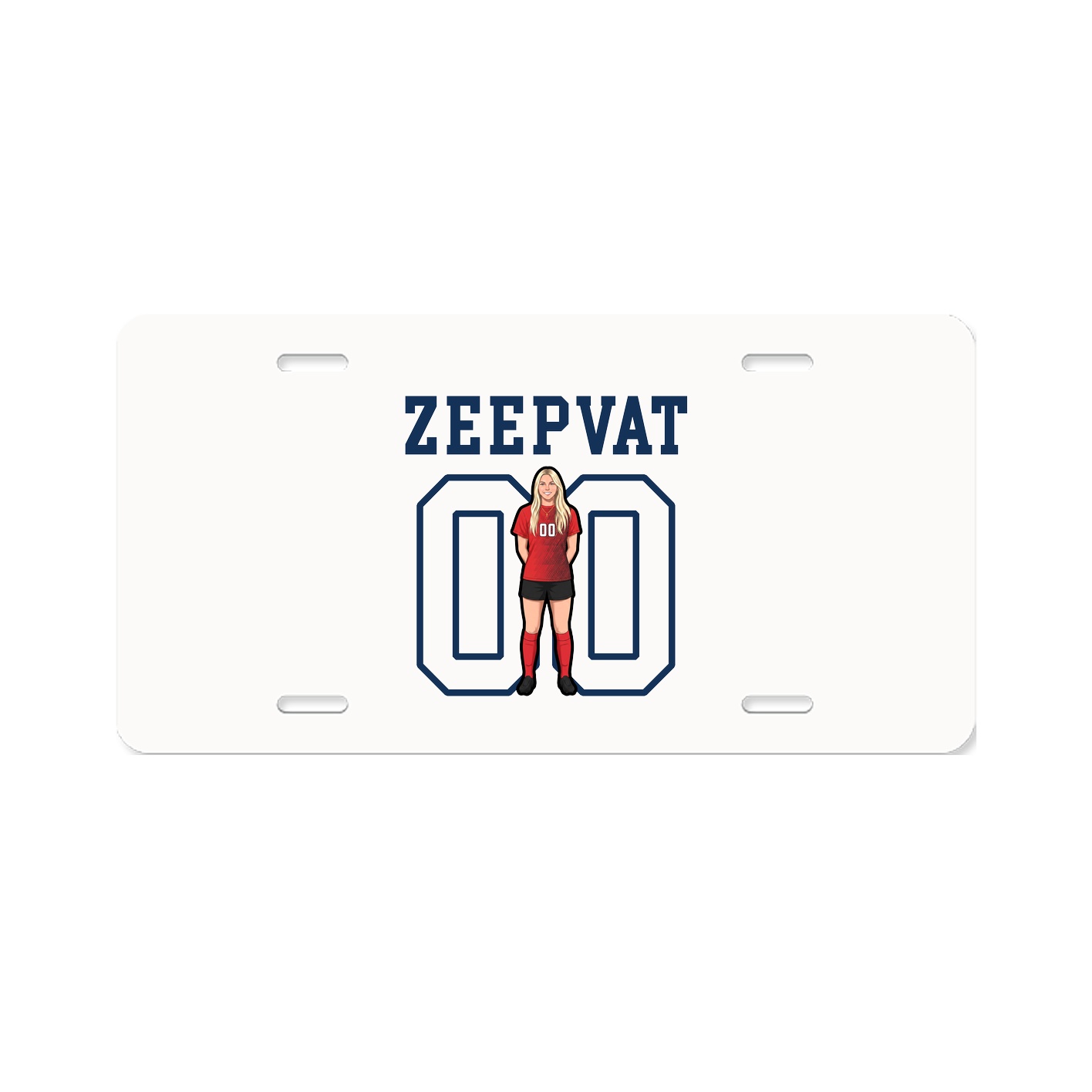 License Plate — Shirsey in Classic