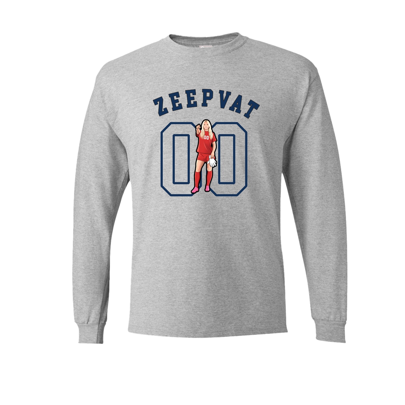 Long Sleeve Tee — Shirsey Arch in Grey