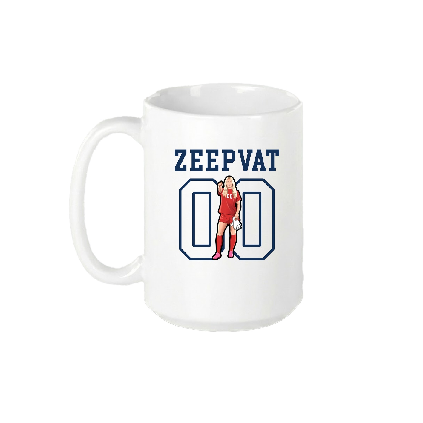 15oz Coffee Mug — Shirsey in White