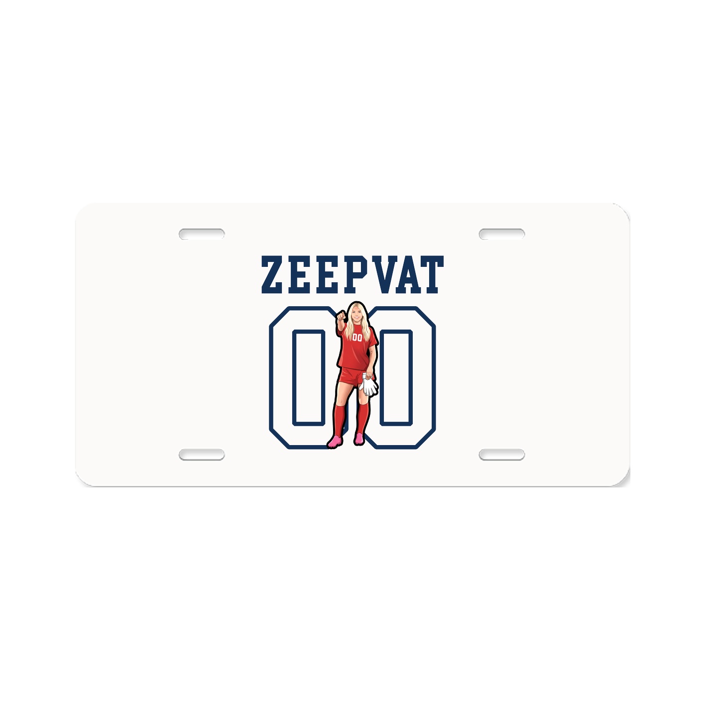 License Plate — Shirsey in Classic