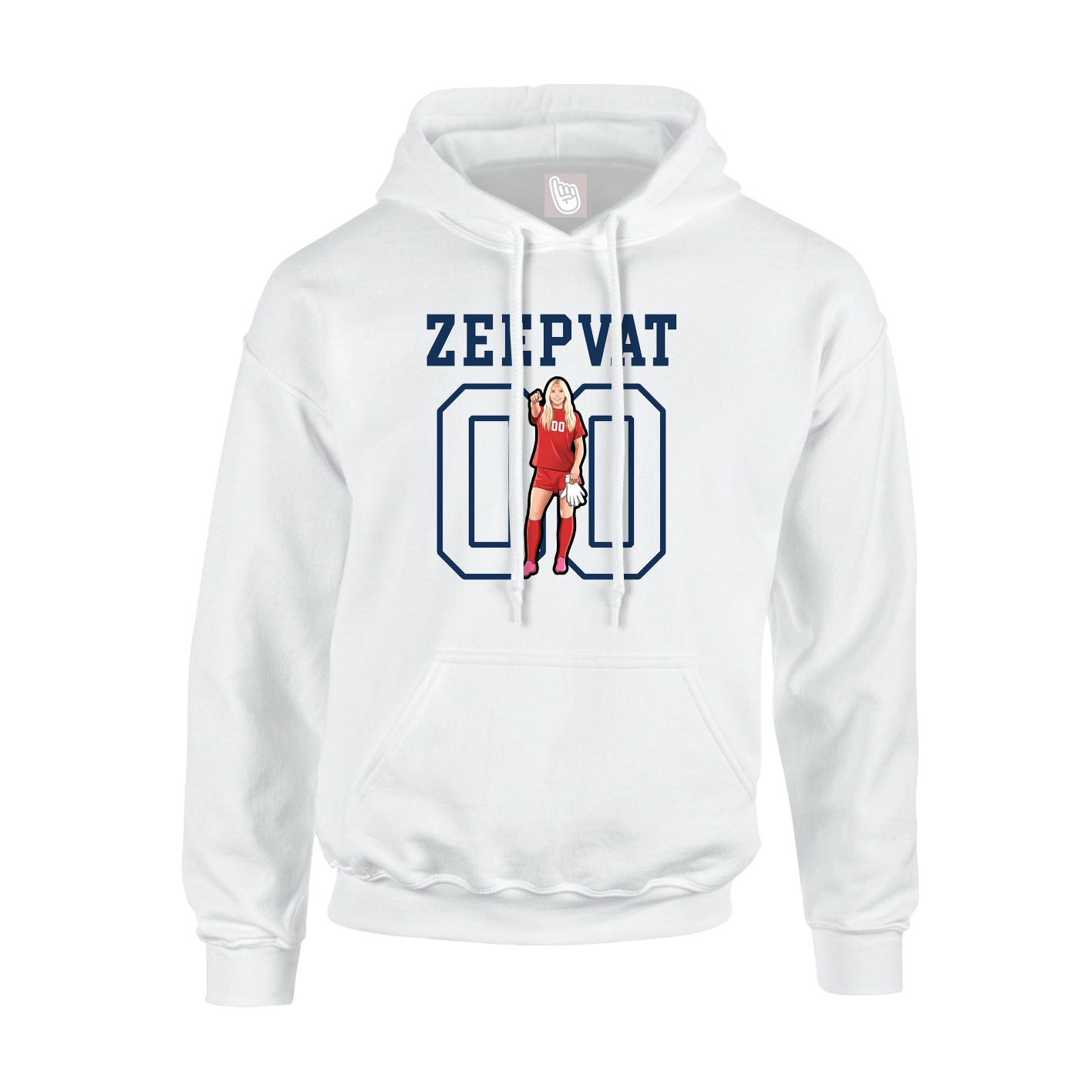 Youth Hoodie — Shirsey in White