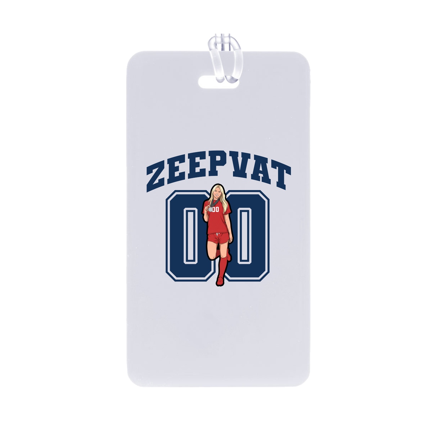 Bag Tag — Number in Classic