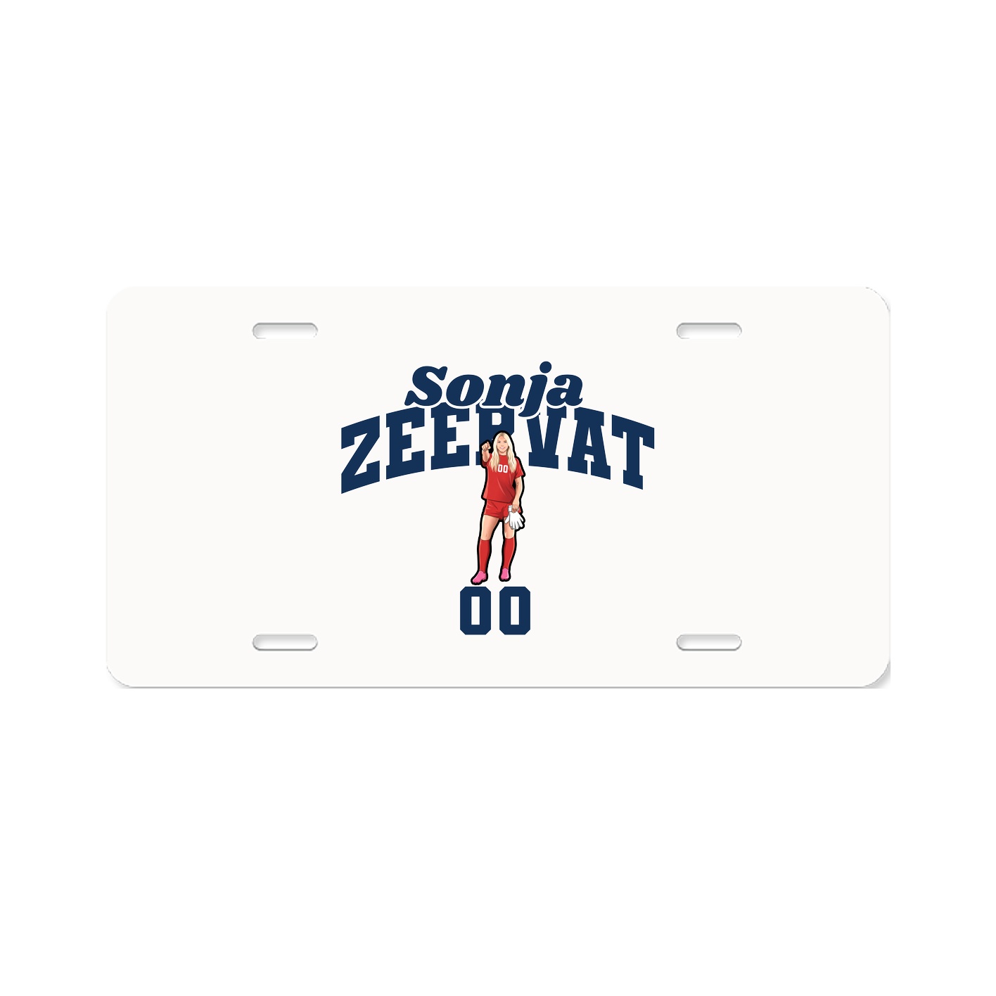 License Plate — Signature Arch in Classic