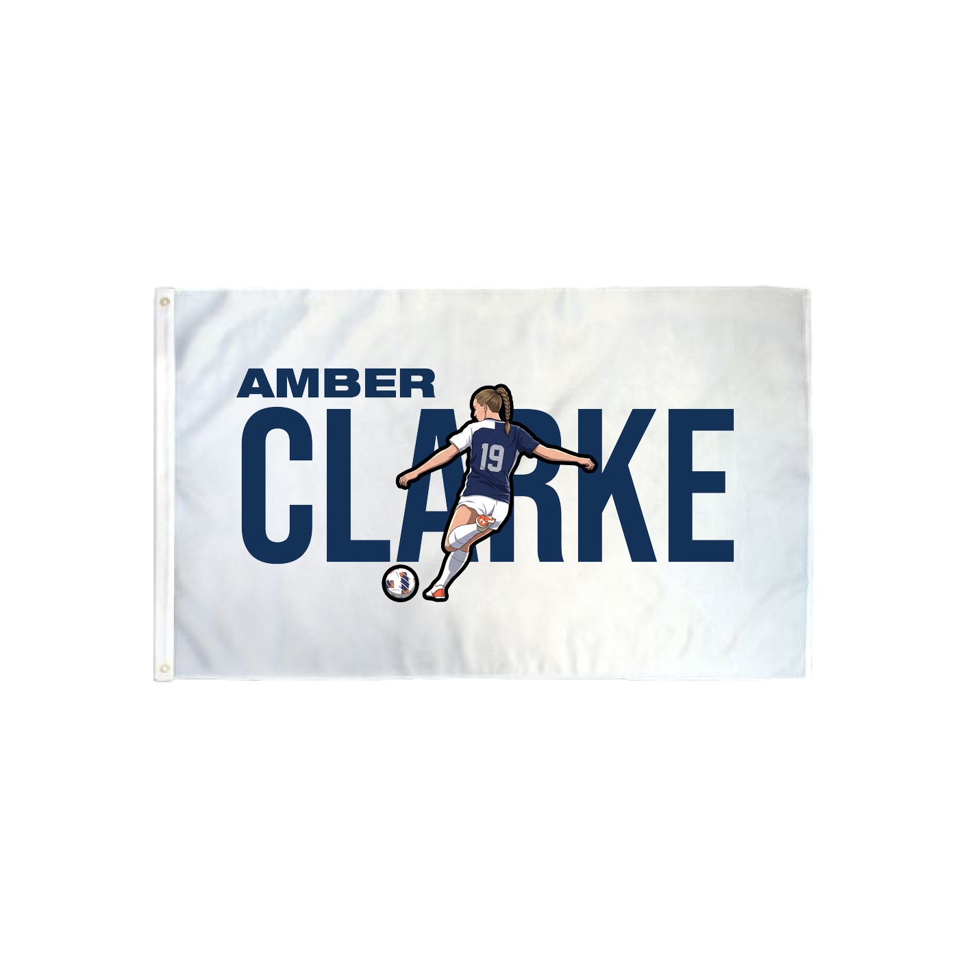 3x5 Flag — Player Name in Classic