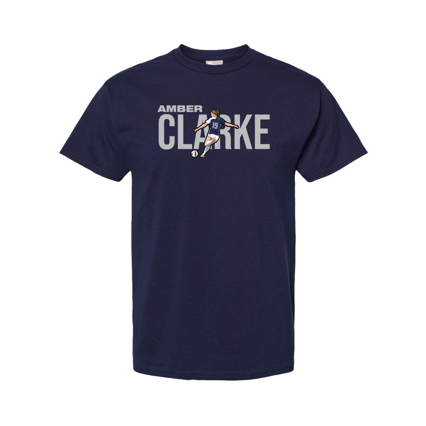 Tee — Player Name in Navy