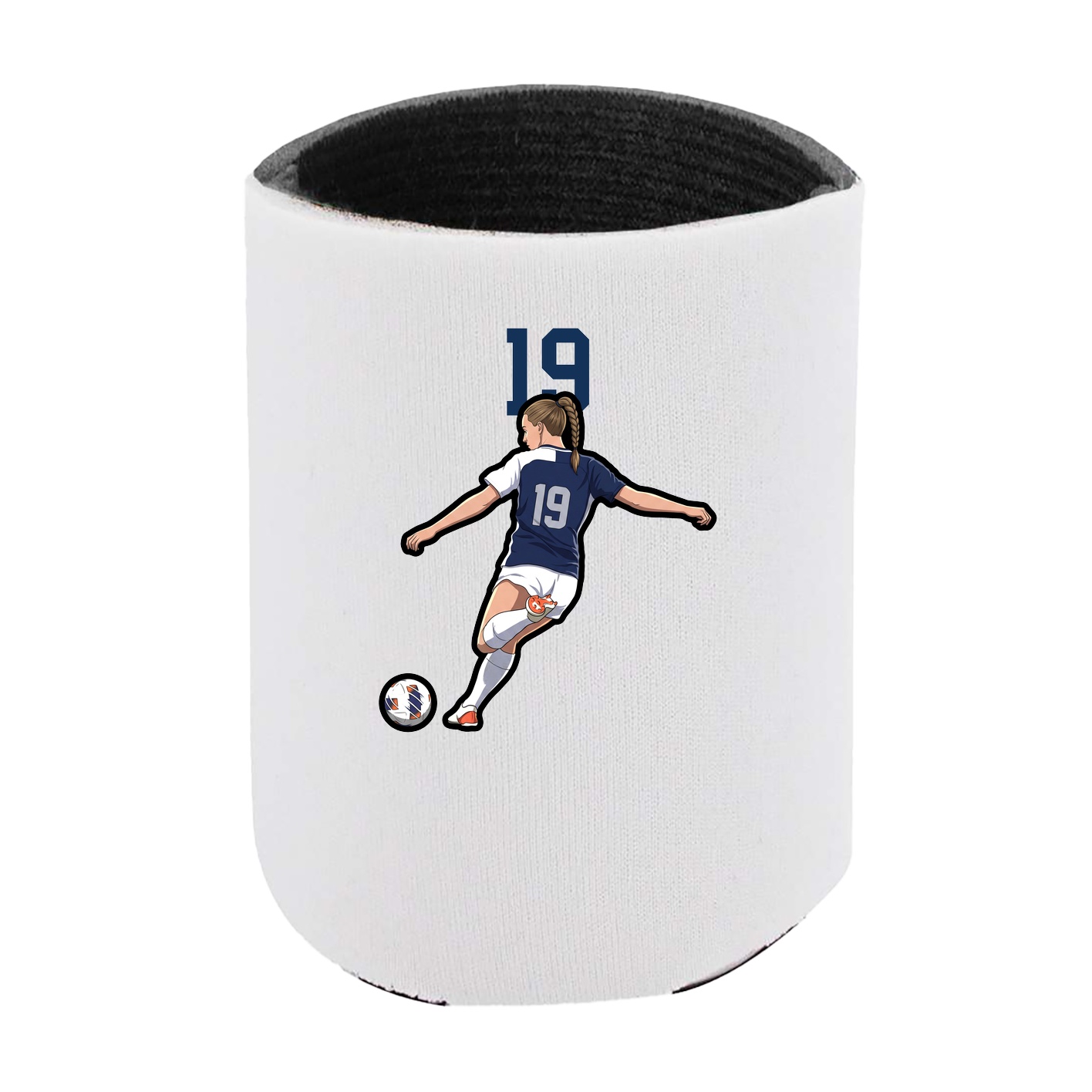 Can Holder — Number Top in White
