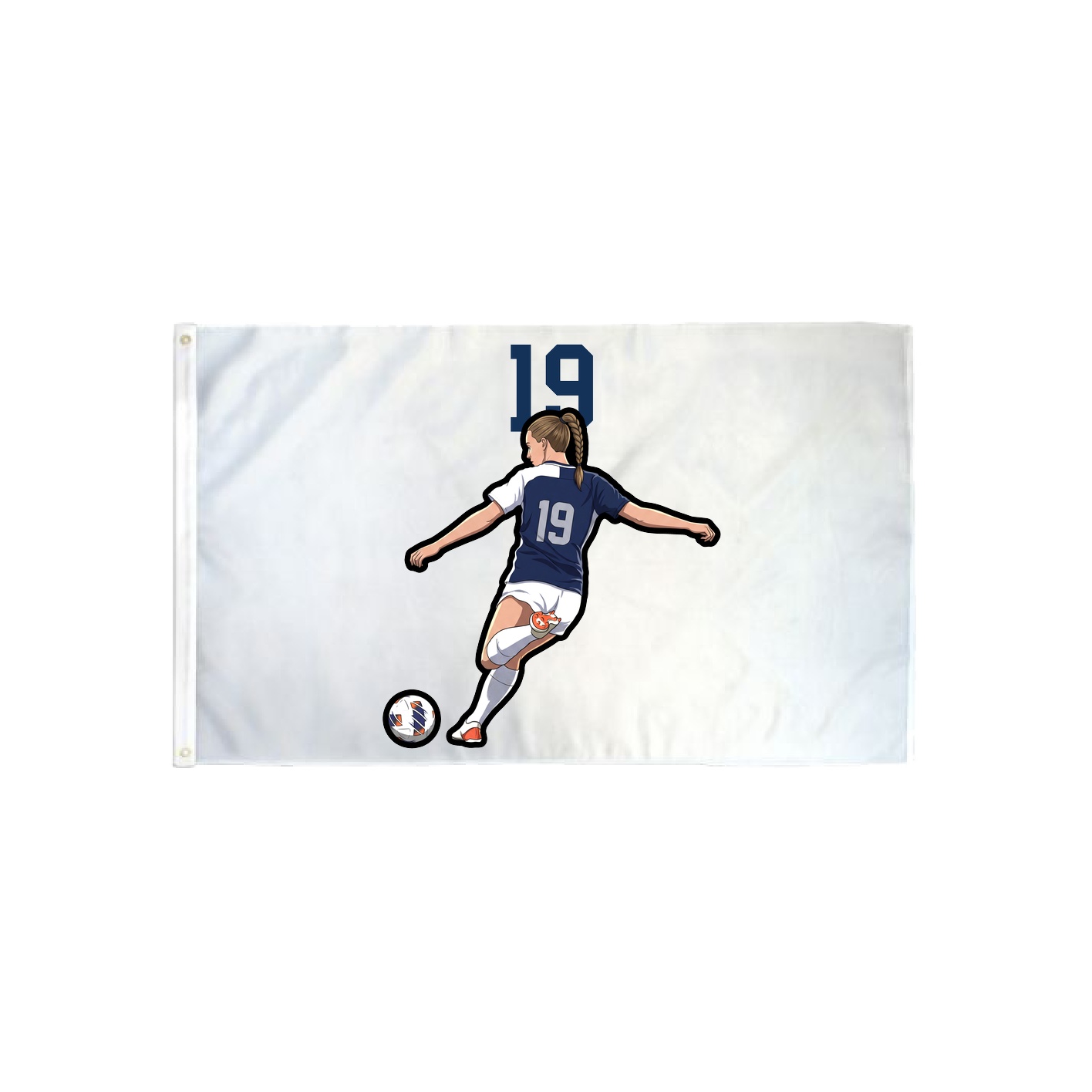 3x5 Flag — Number Top in Classic