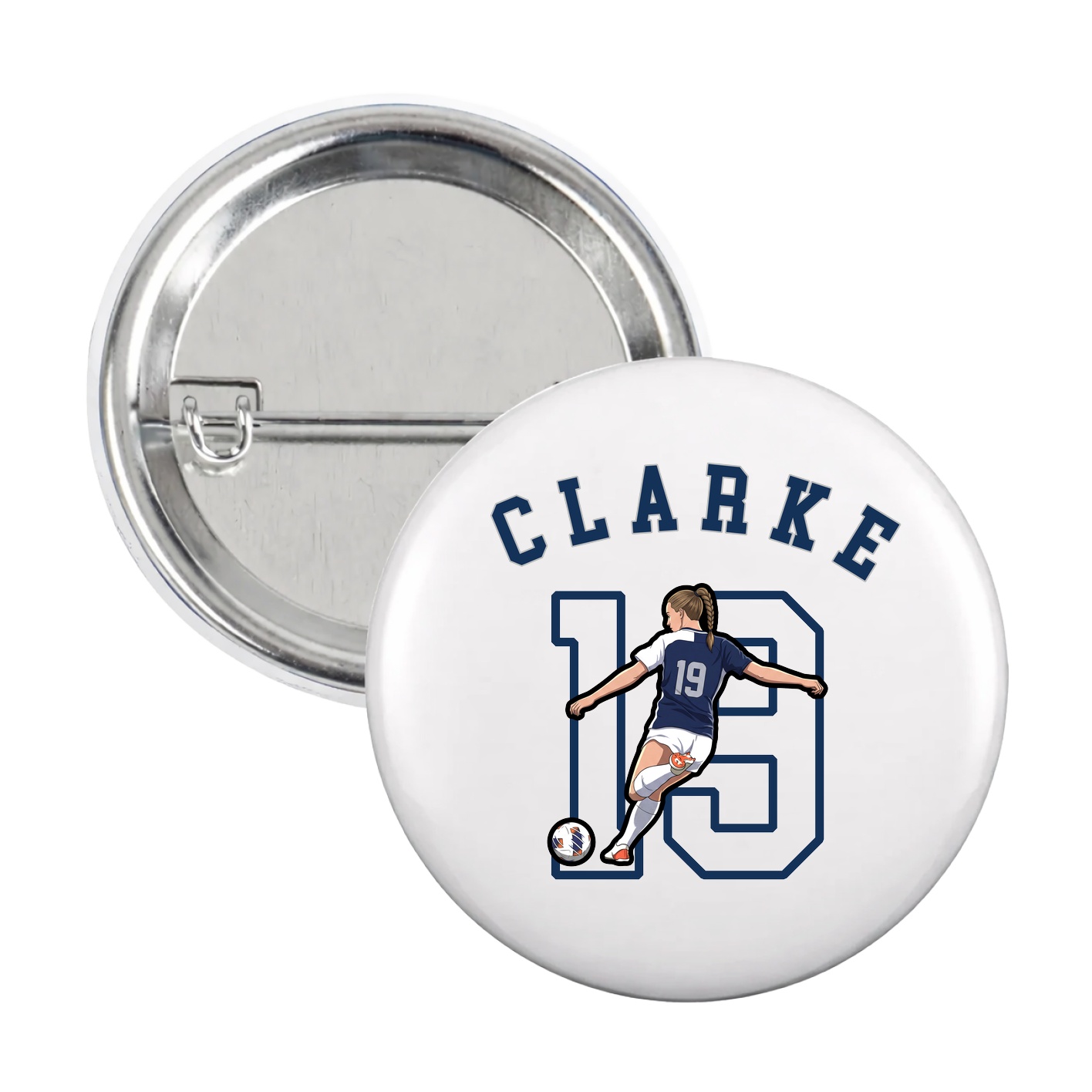 Game Day Button — Shirsey Arch in White