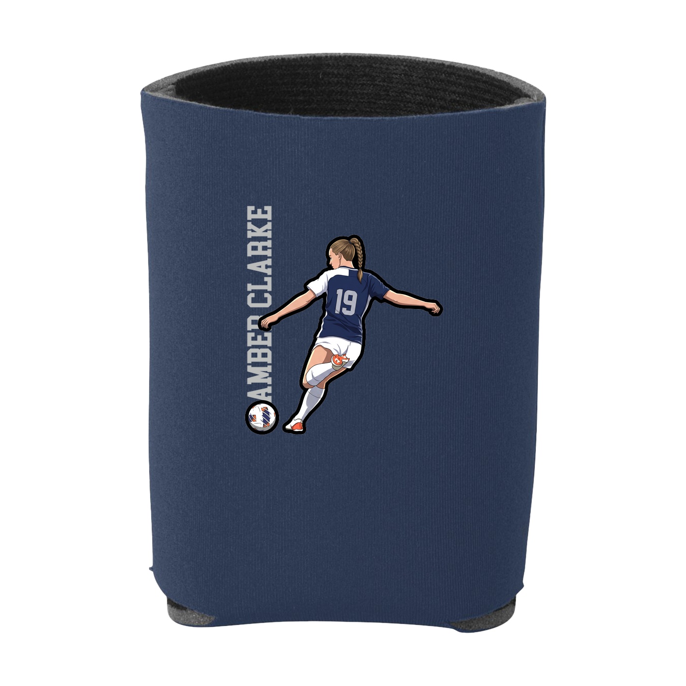 Can Holder — Name Vertical in Navy