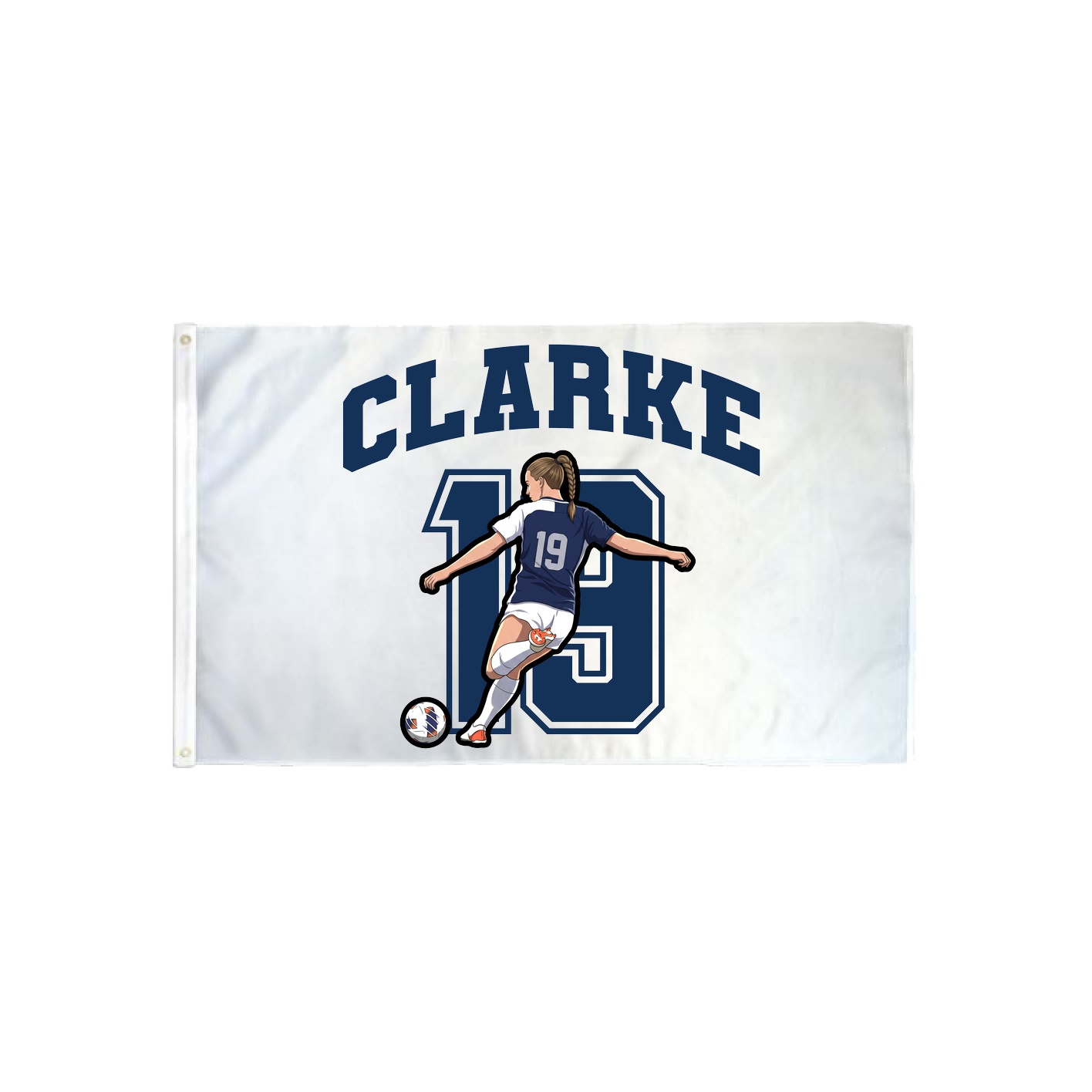 3x5 Flag — Number in Classic