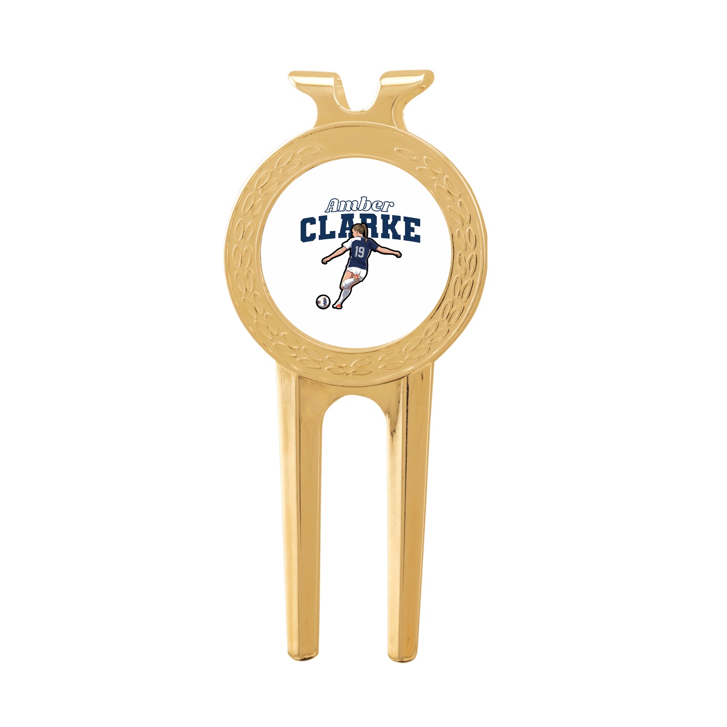Divot Tool with Ball Marker — Name Arch in Classic