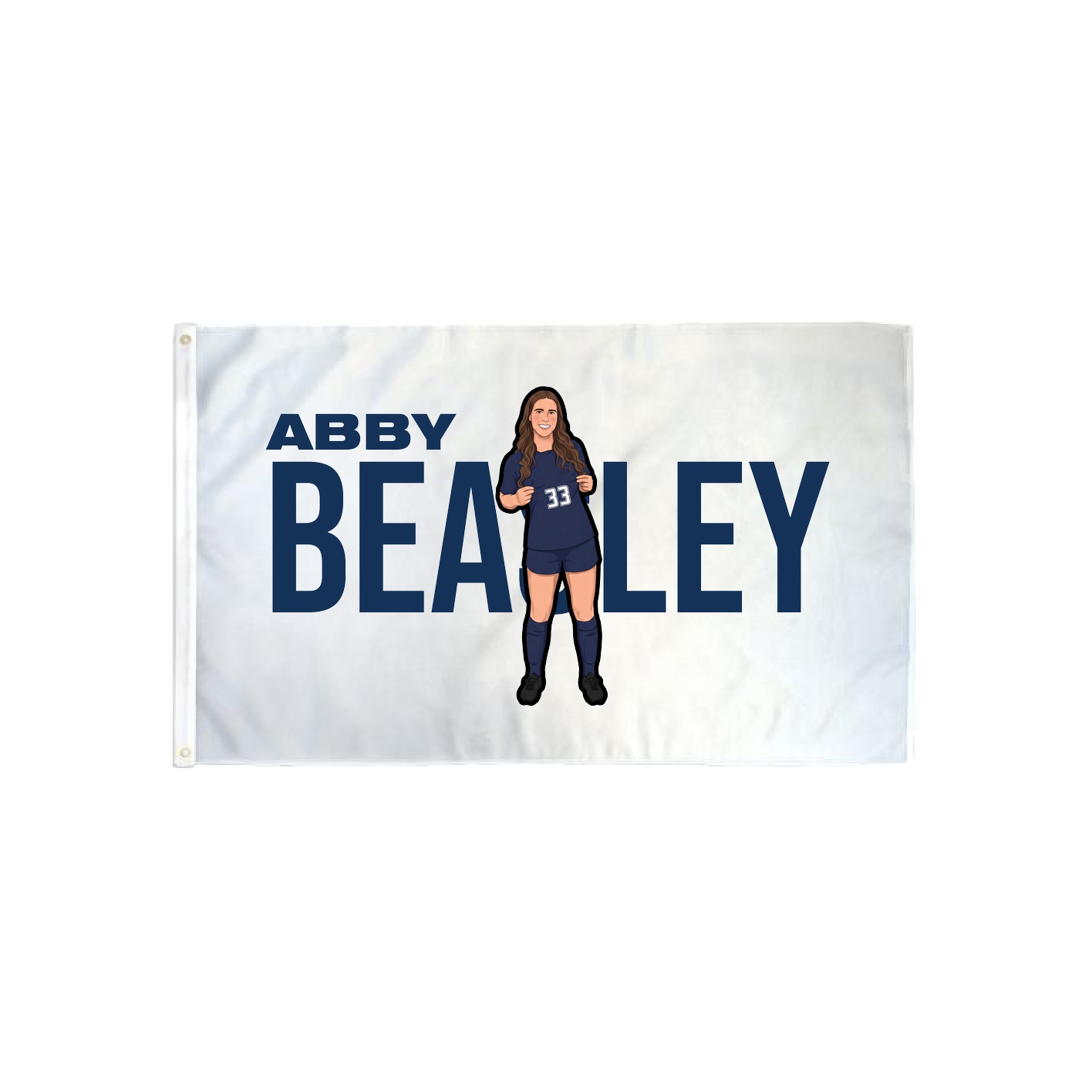 3x5 Flag — Player Name in Classic
