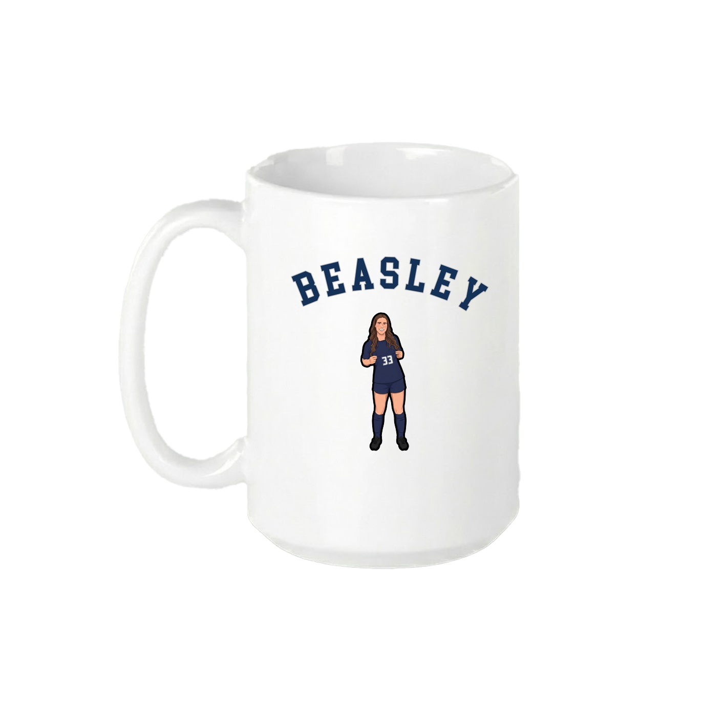 15oz Coffee Mug — Shirsey Arch in White