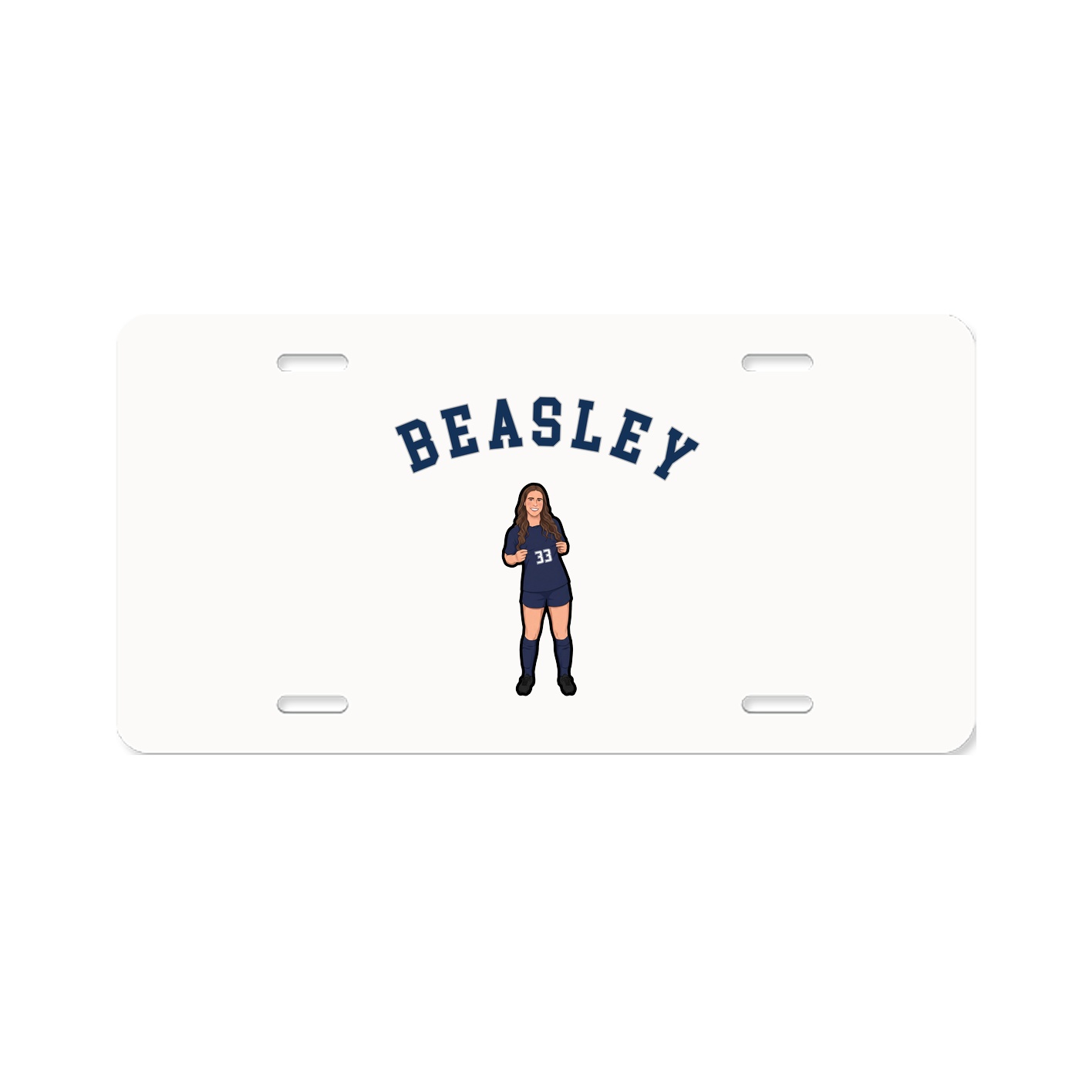 License Plate — Shirsey Arch in Classic