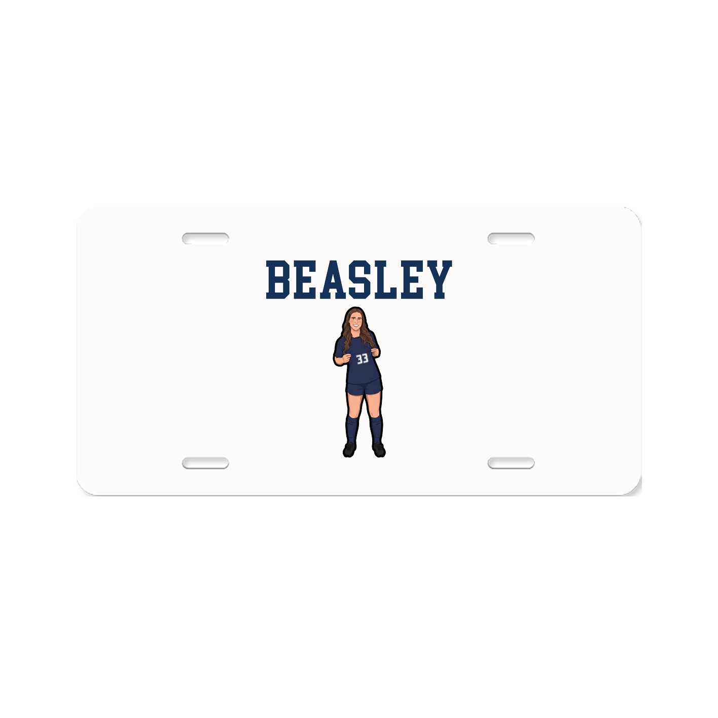 License Plate — Shirsey in Classic
