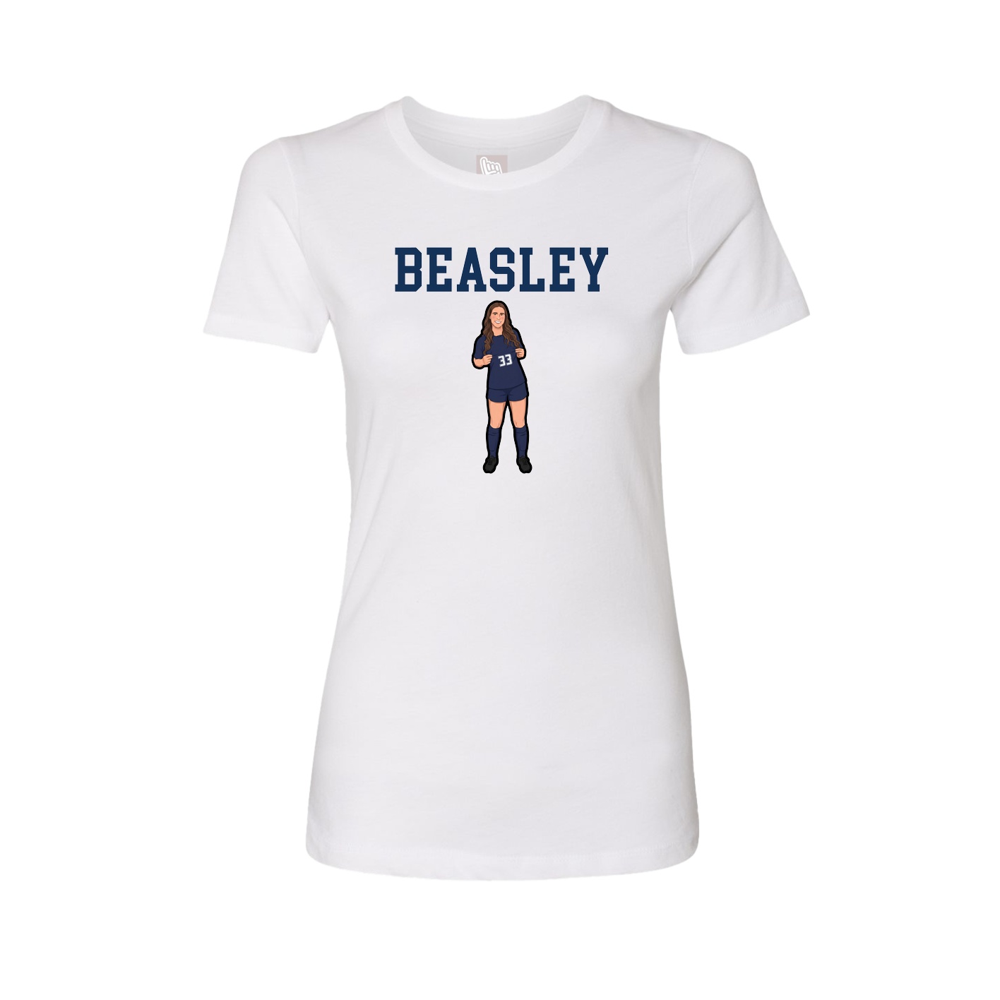 Fitted Women's Tee — Shirsey in White