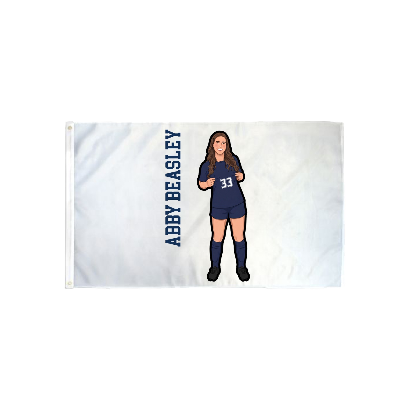 3x5 Flag — Name Vertical in Classic