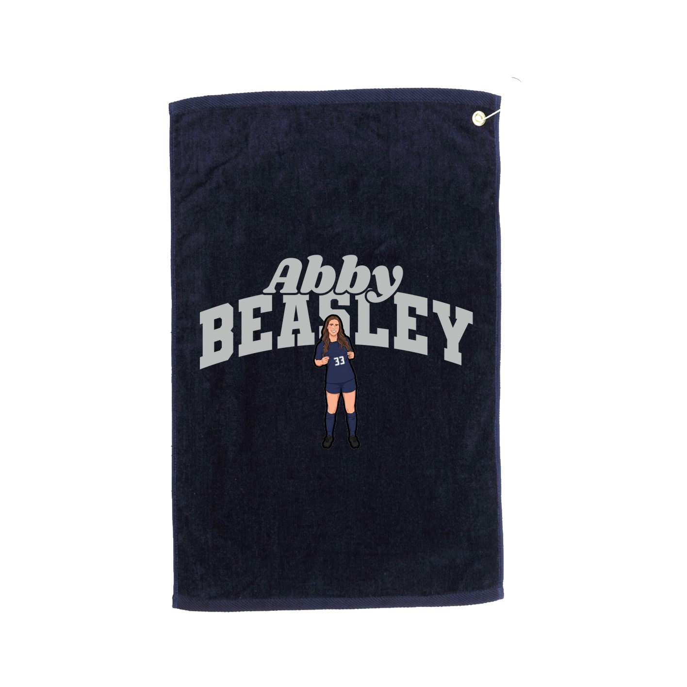 Golf Towel — Signature Arch in Navy