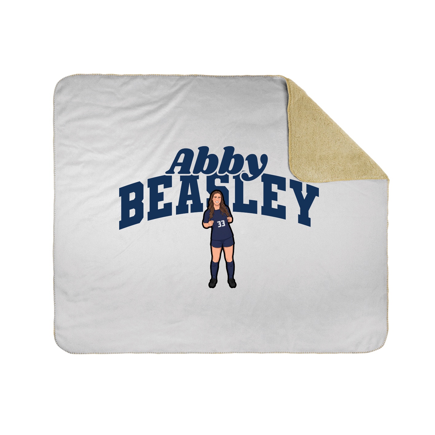Throw Blanket — Signature Arch in White