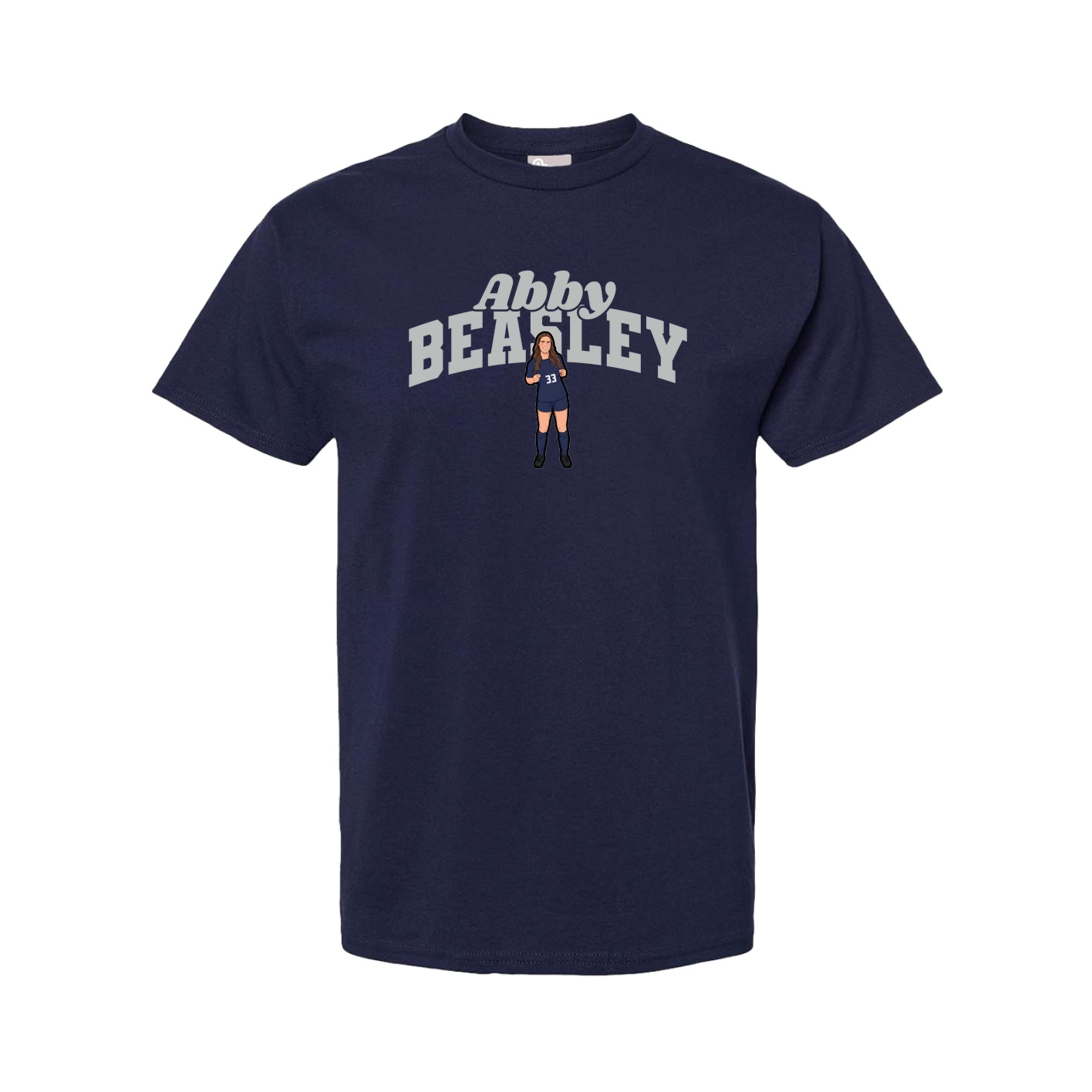 Youth Tee — Signature Arch in Navy