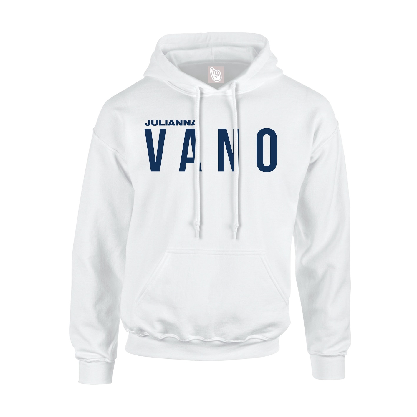 Hoodie — Player Name in White