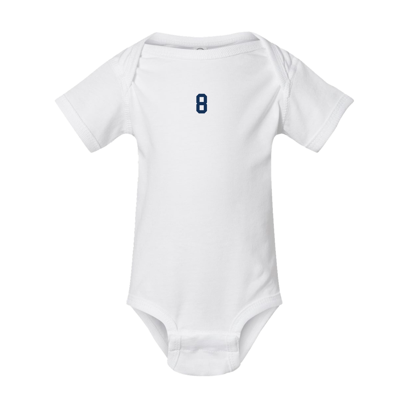 Baby Onesie — Number Top in White