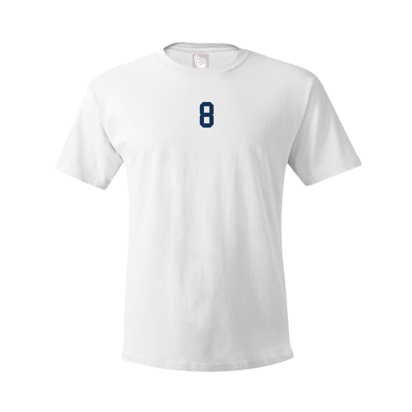 Tee — Number Top in White