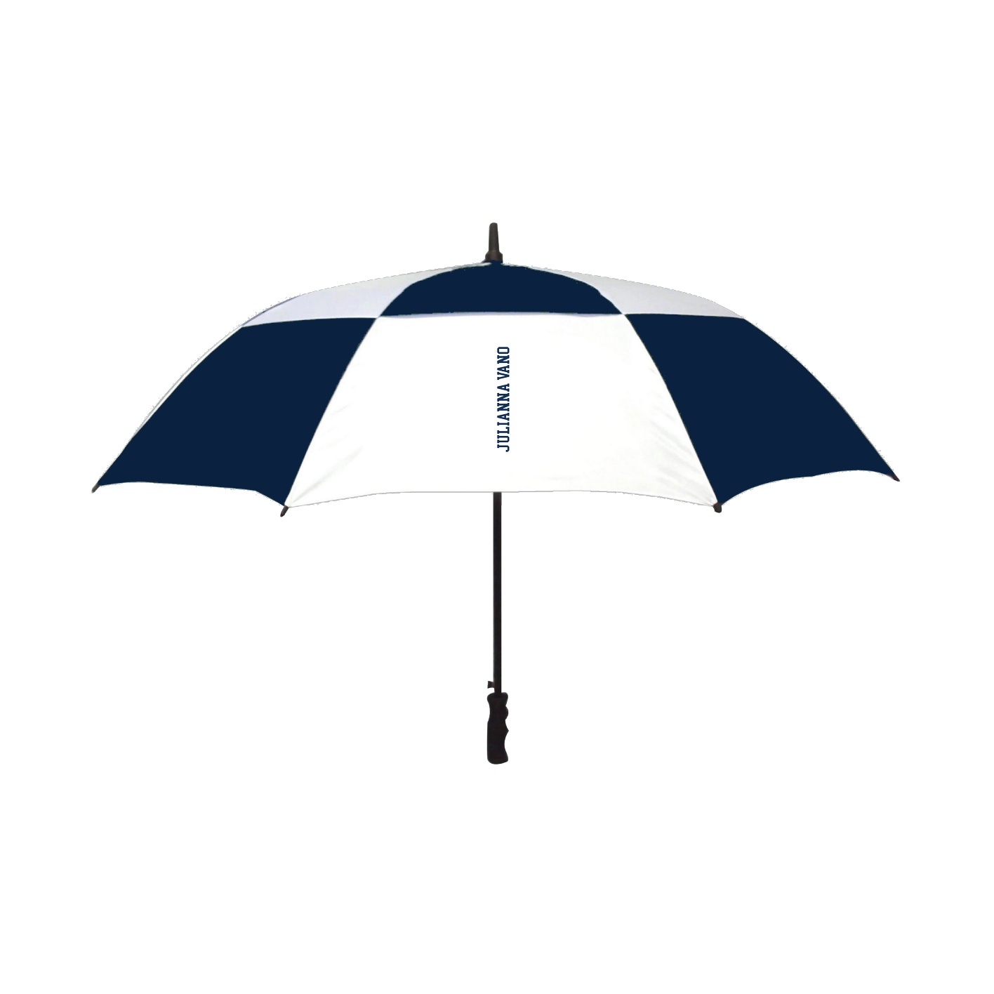 Golf Umbrella — Name Vertical in Navy
