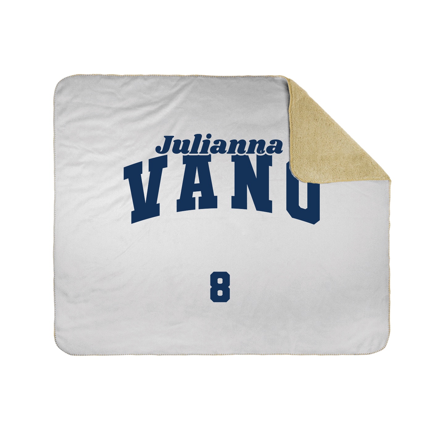Throw Blanket — Signature Arch in White