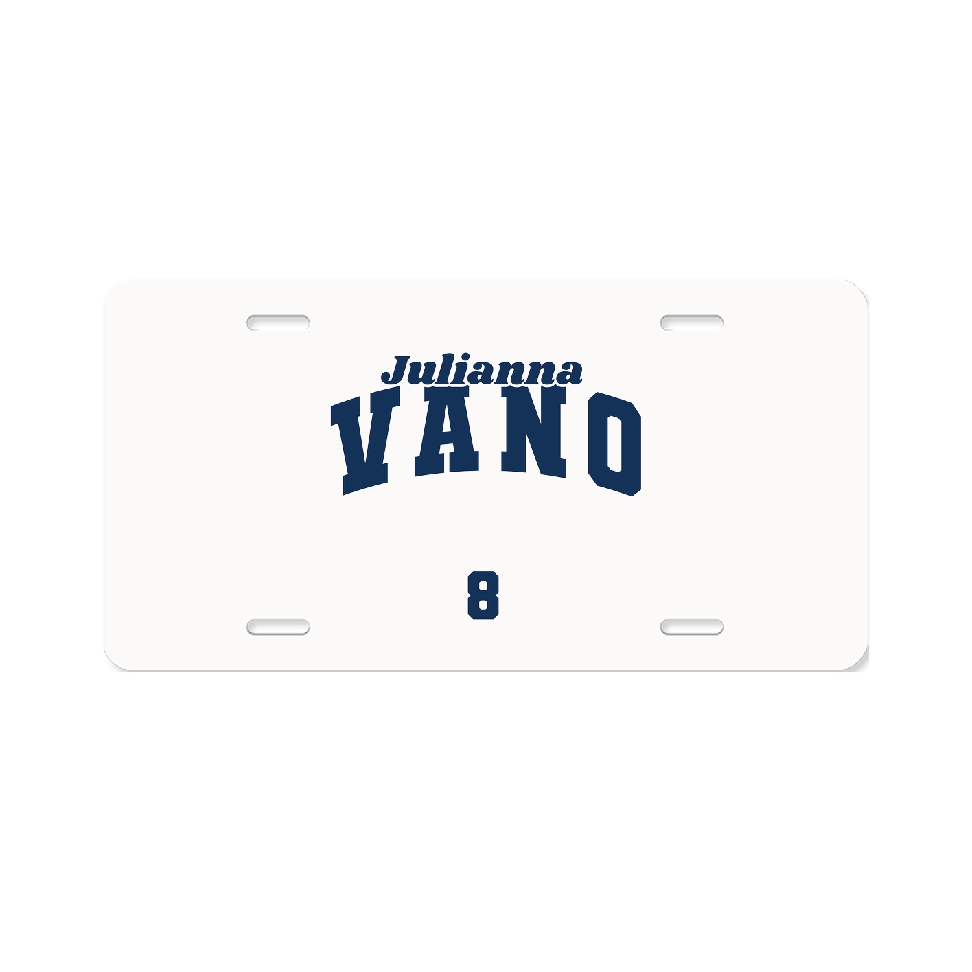 License Plate — Signature Arch in Classic