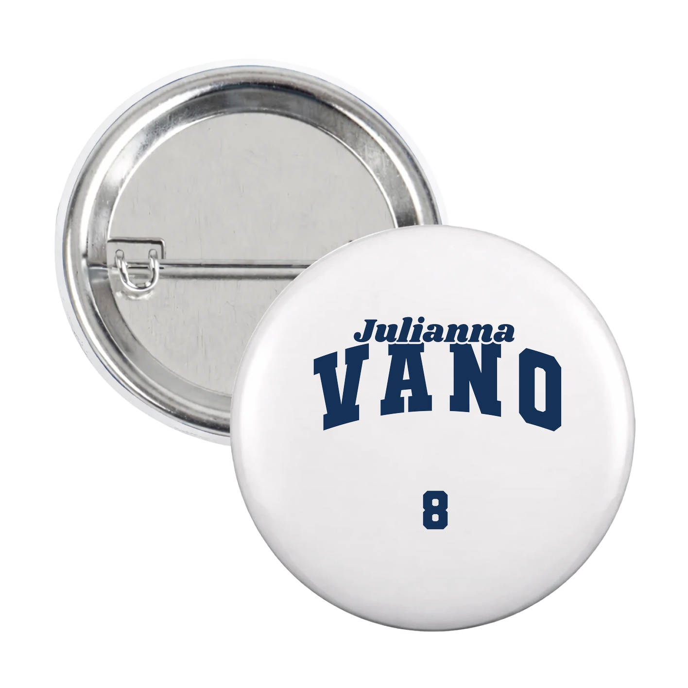 Game Day Button — Signature Arch in White