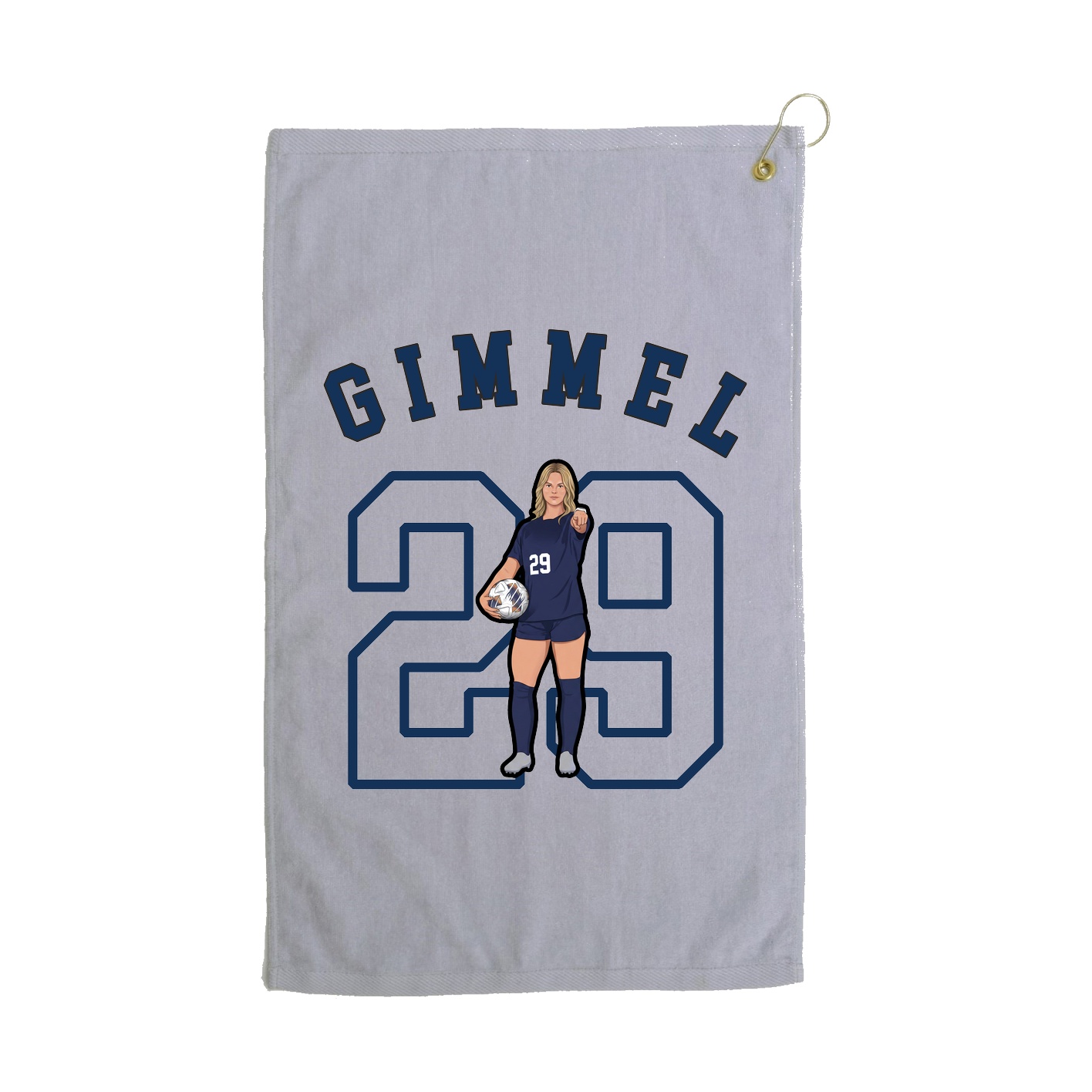 Golf Towel — Shirsey Arch in Grey