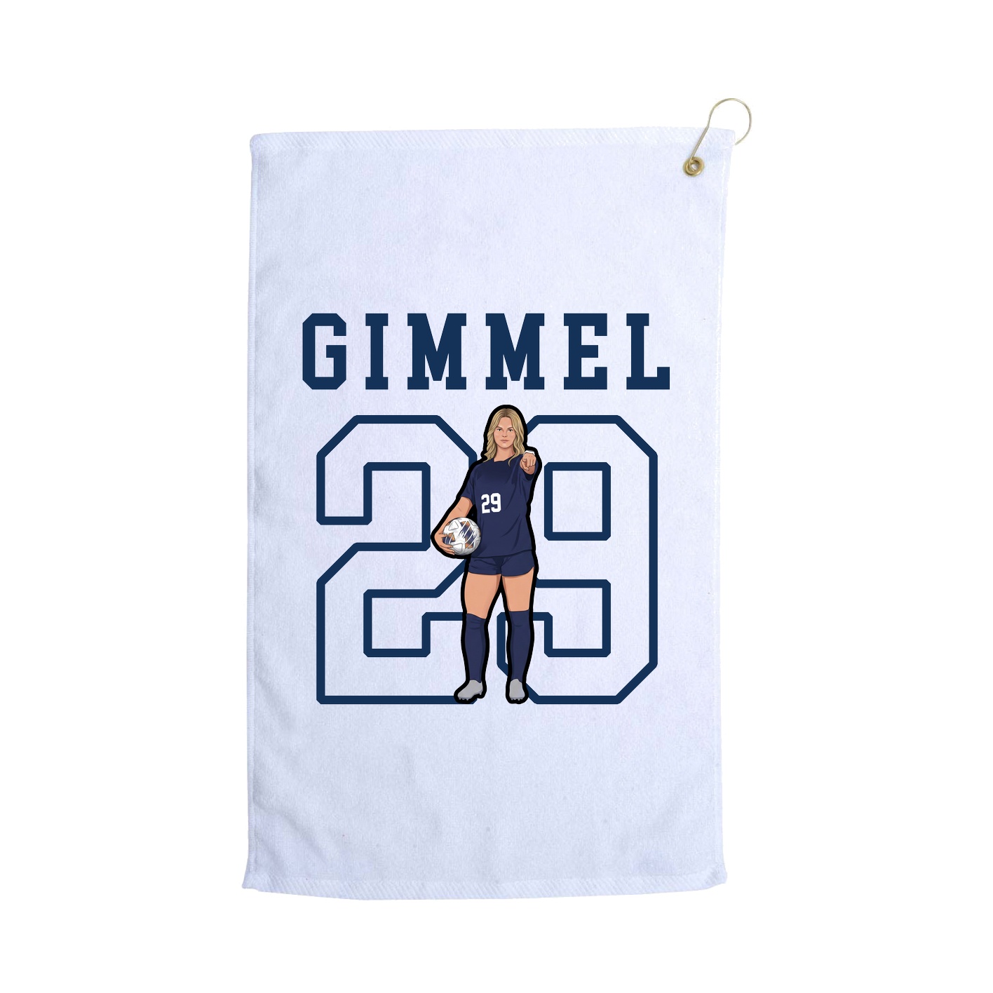Golf Towel — Shirsey in White