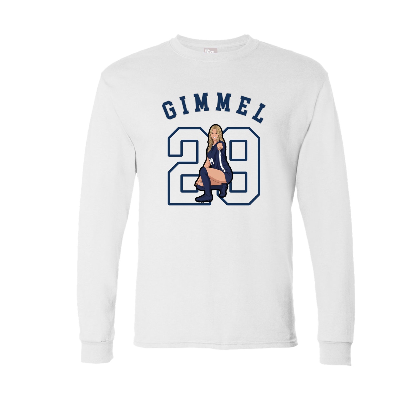 Long Sleeve Tee — Shirsey Arch in White