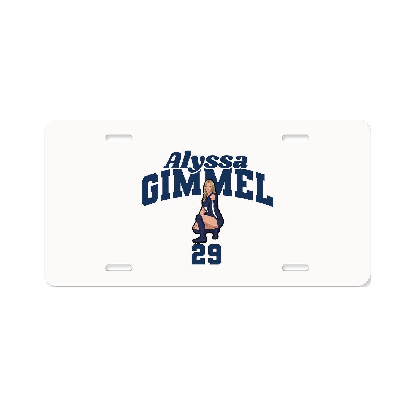 License Plate — Signature Arch in Classic