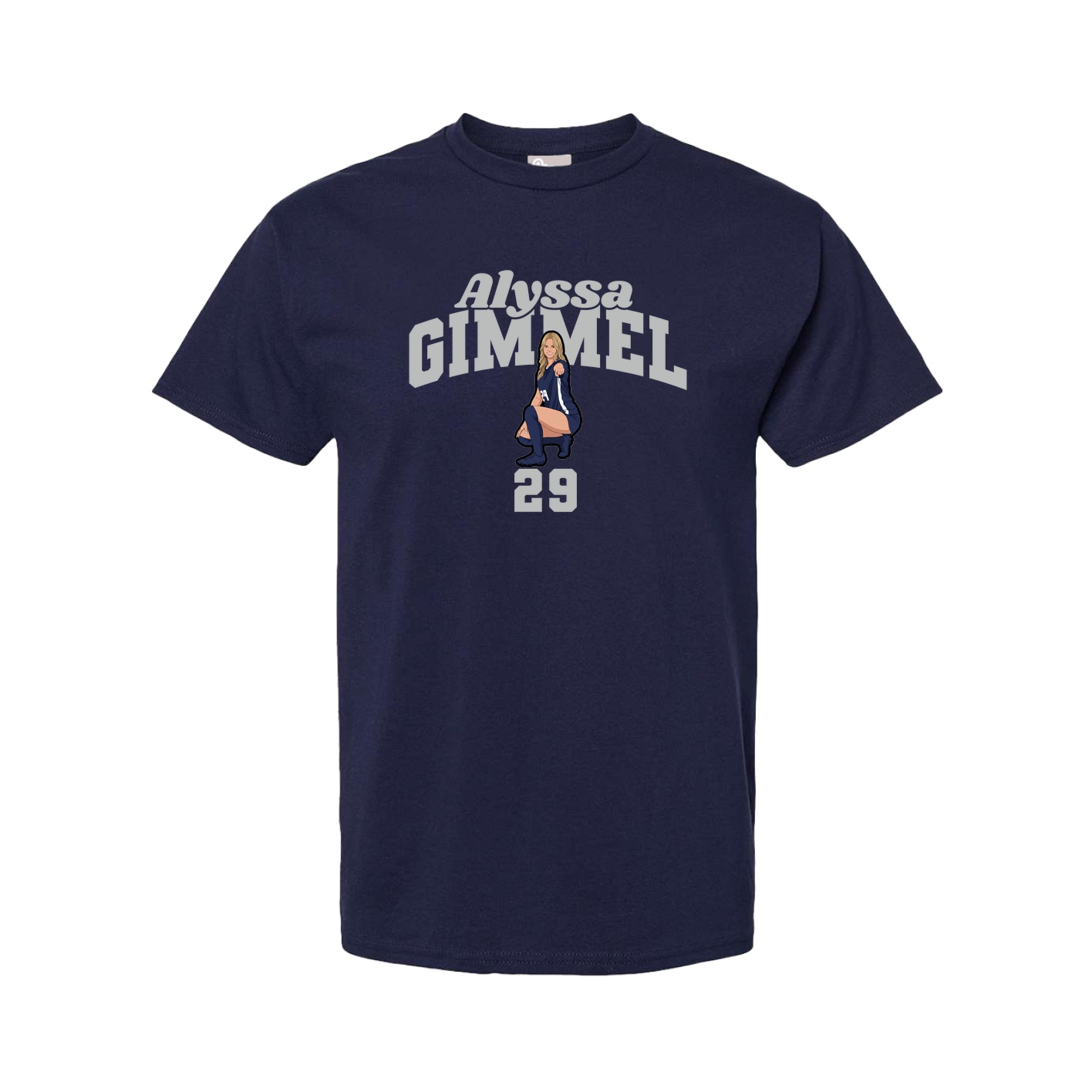 Tee — Signature Arch in Navy