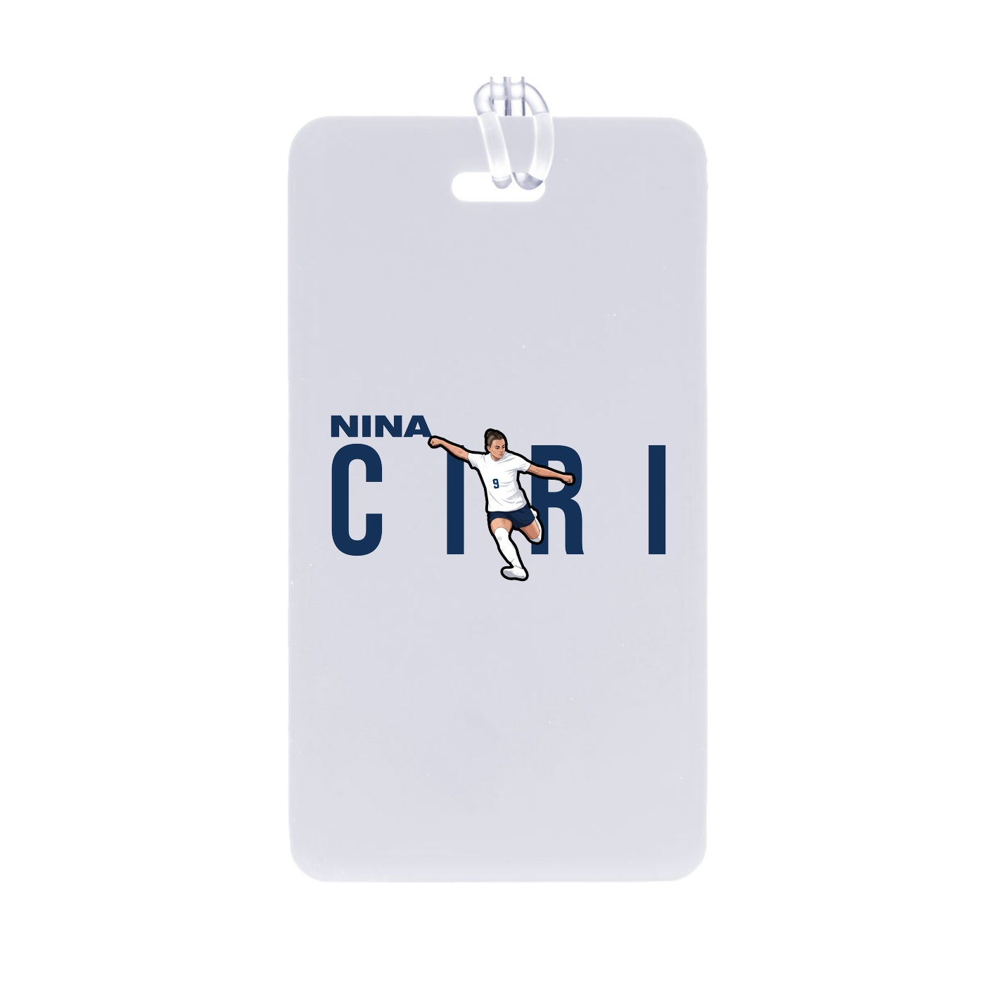 Bag Tag — Player Name in Classic