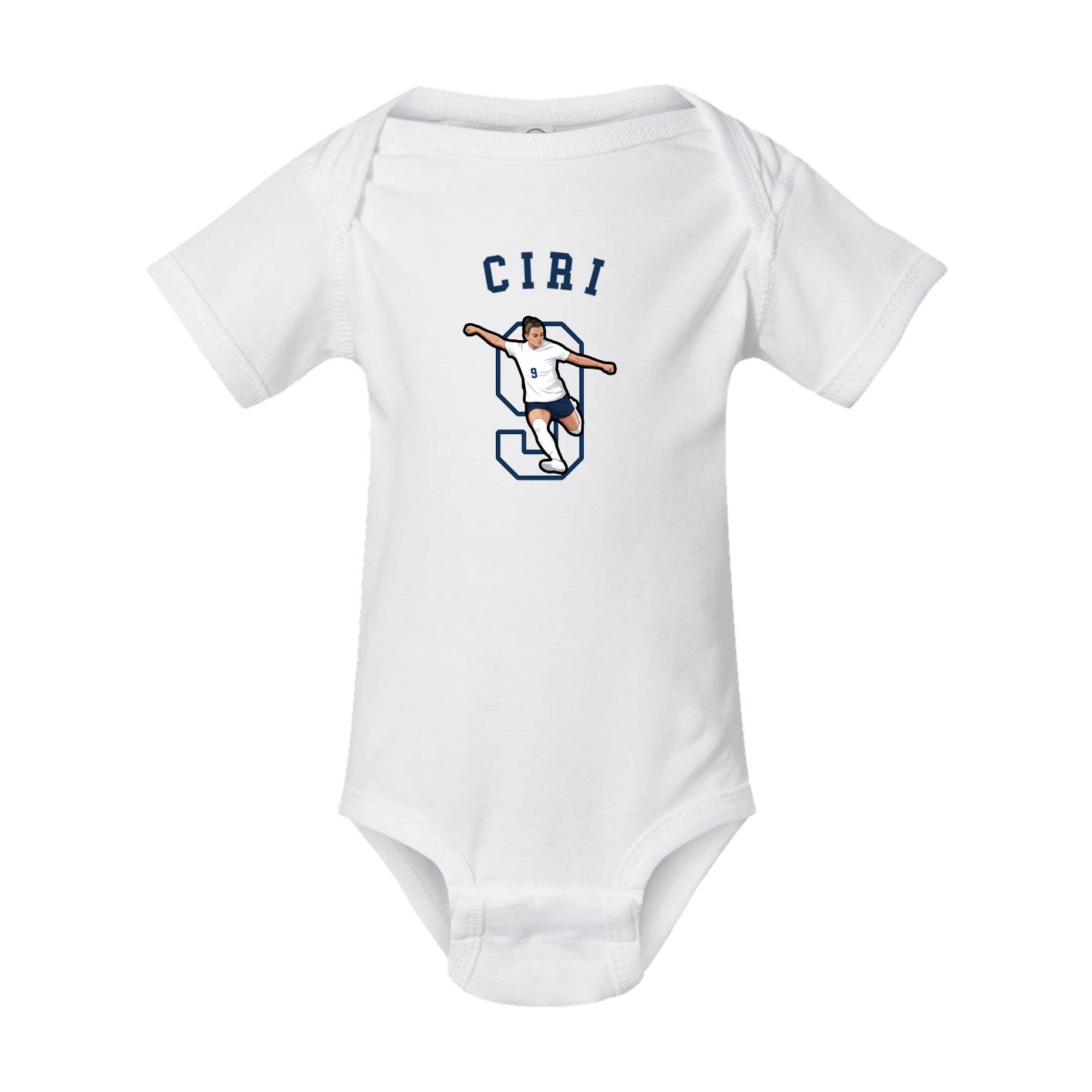 Baby Onesie — Shirsey Arch in White