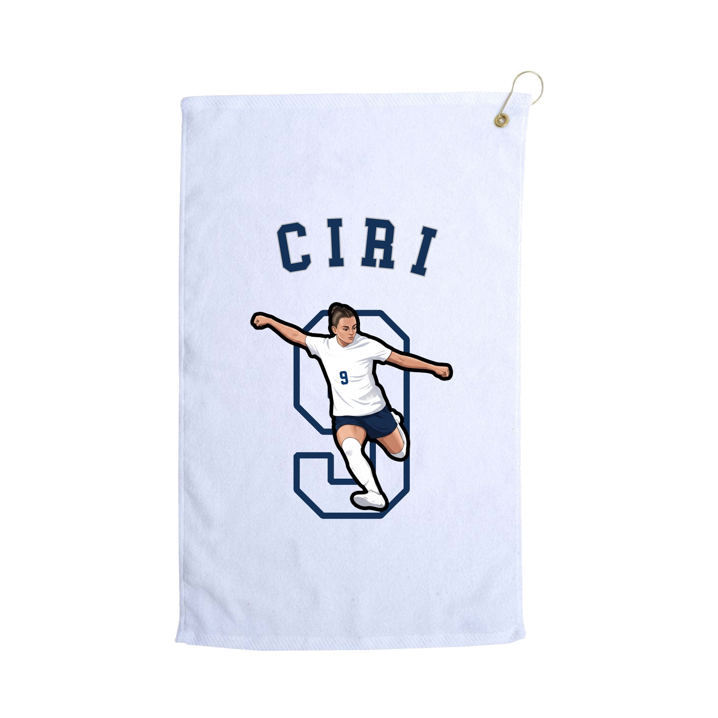 Golf Towel — Shirsey Arch in White