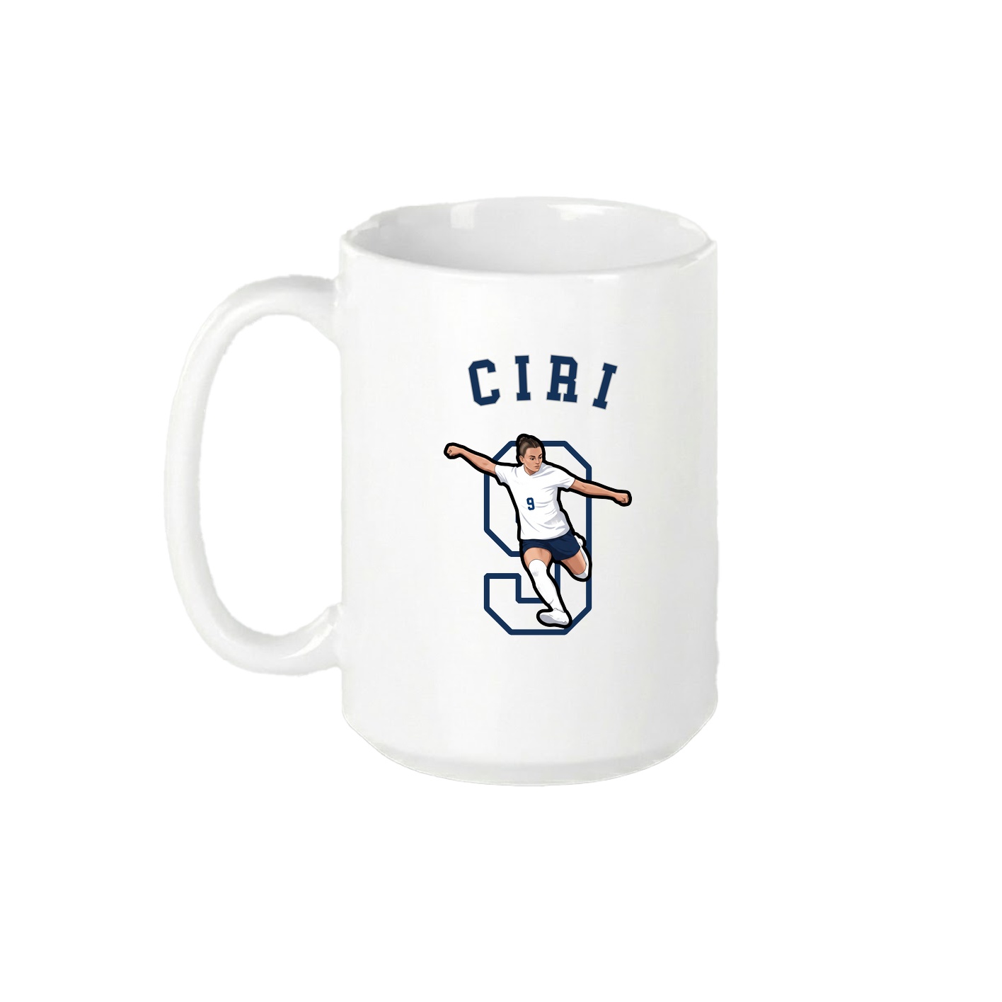 15oz Coffee Mug — Shirsey Arch in White