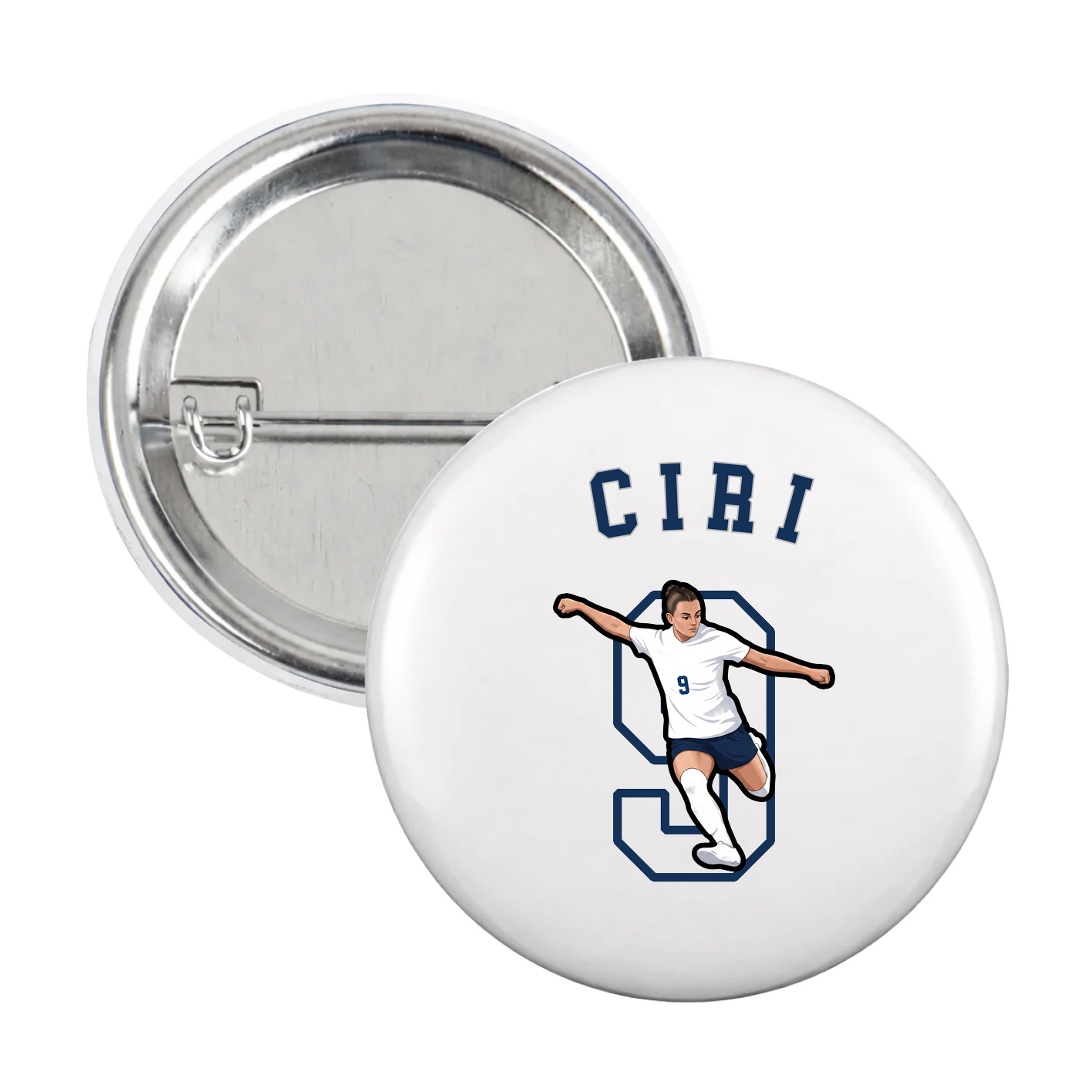 Game Day Button — Shirsey Arch in White