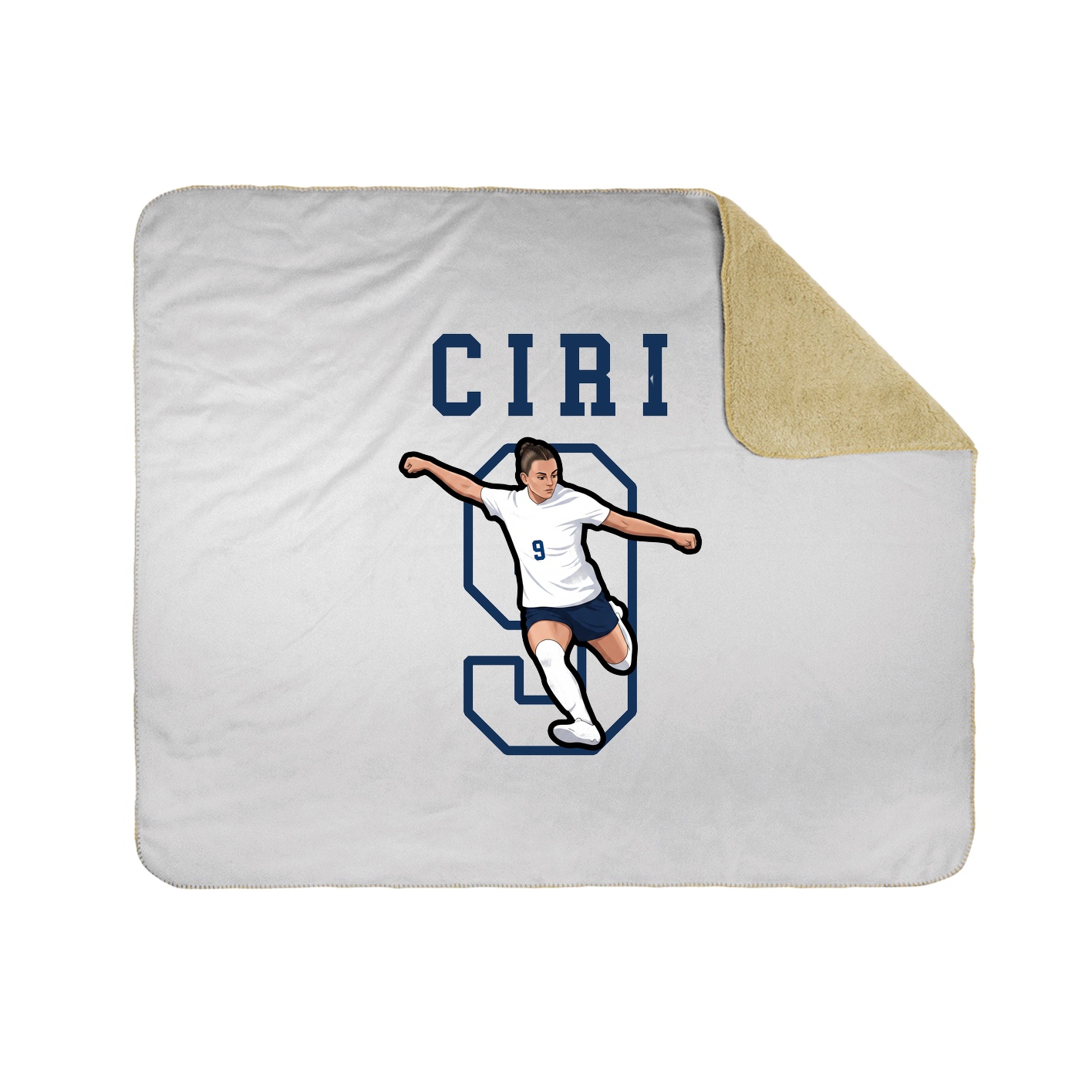 Throw Blanket — Shirsey in White