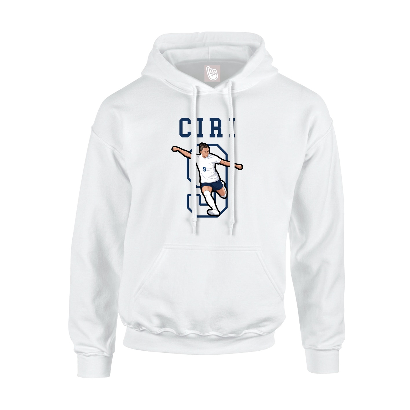 Youth Hoodie — Shirsey in White