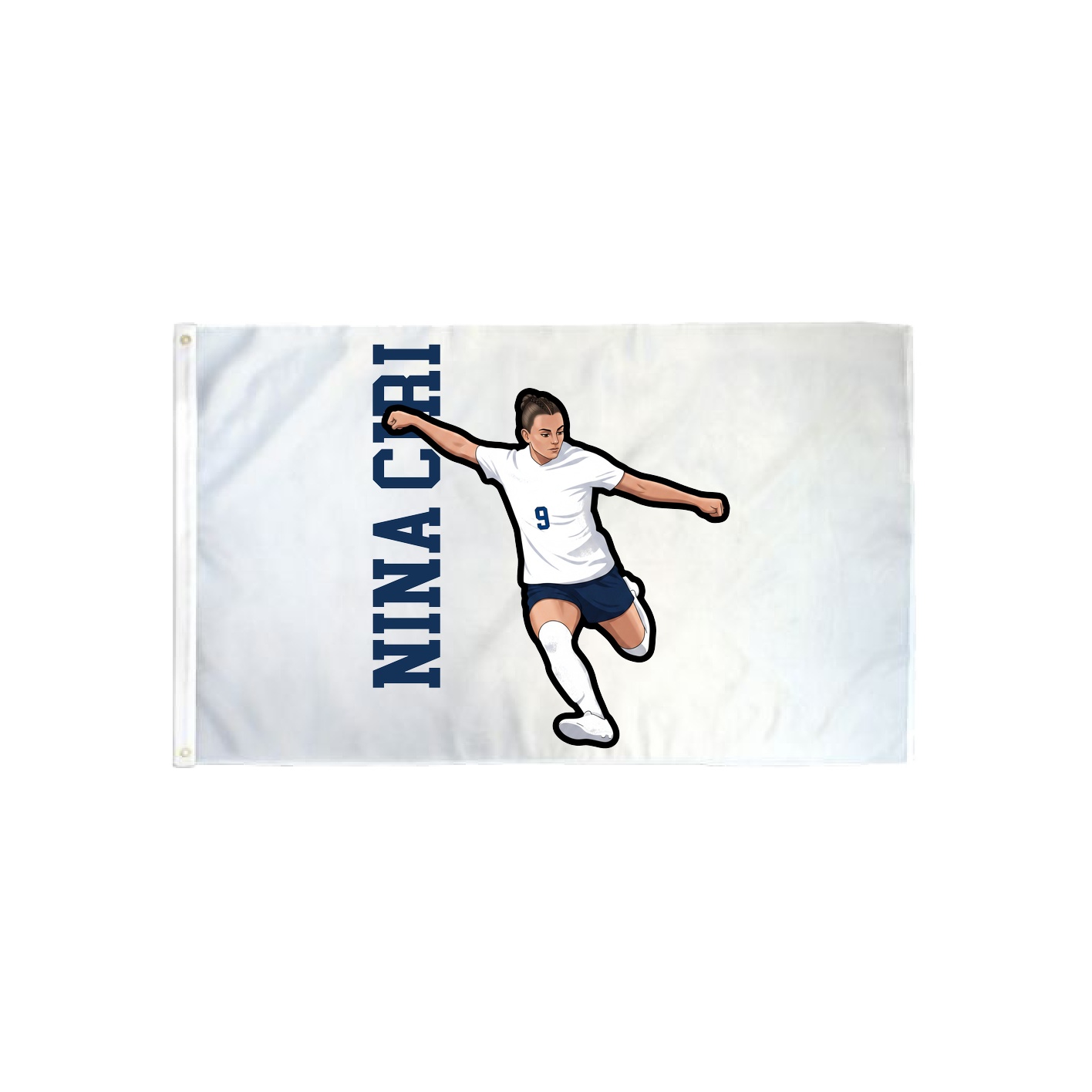 3x5 Flag — Name Vertical in Classic