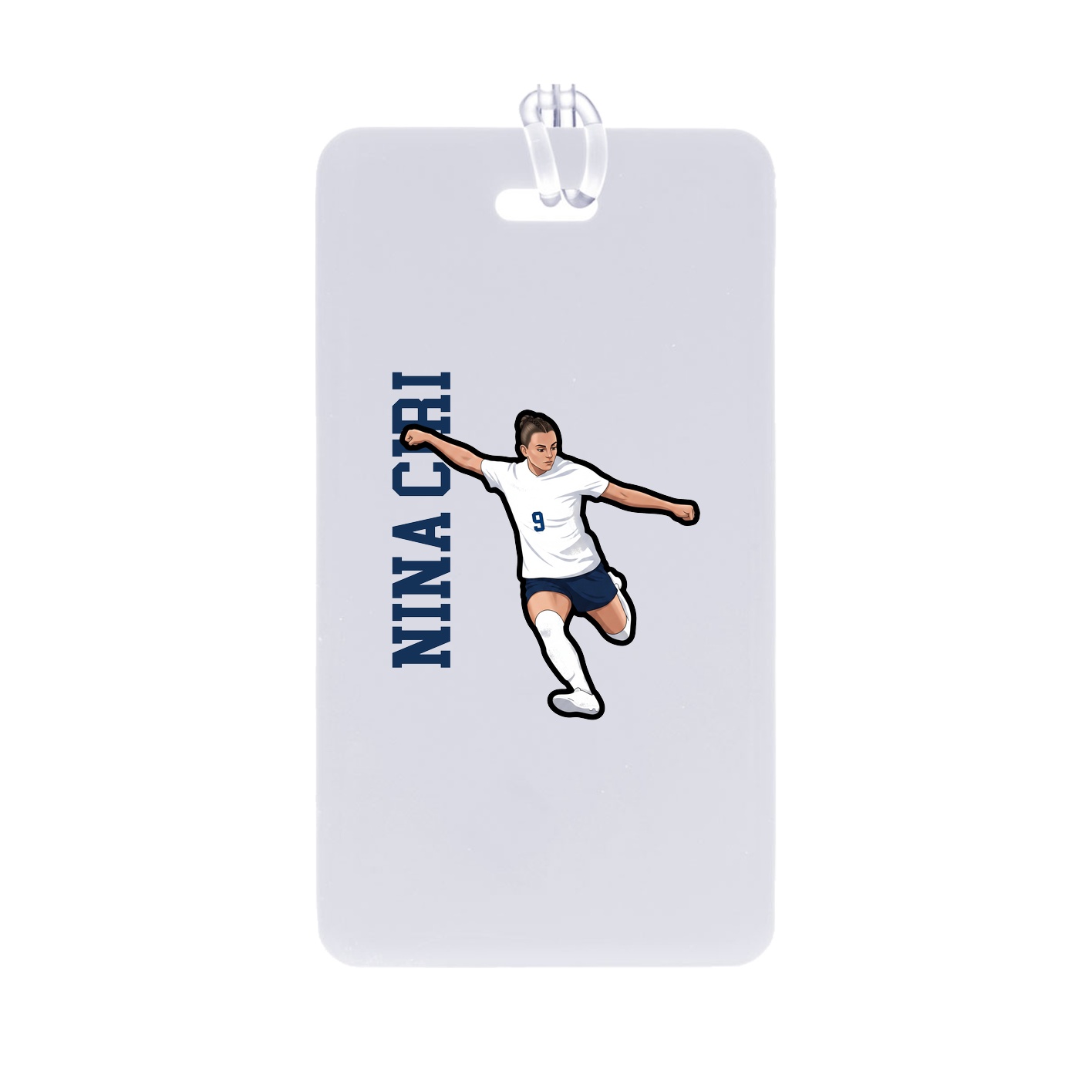 Bag Tag — Name Vertical in Classic