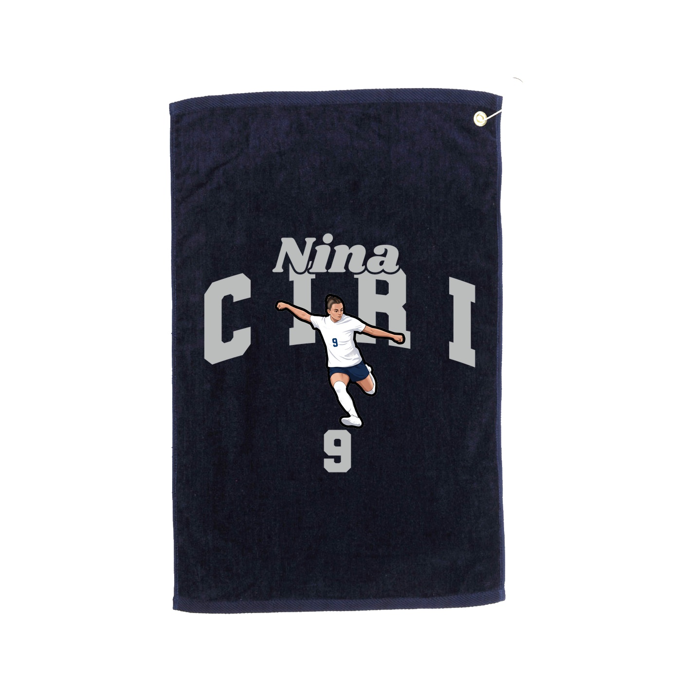Golf Towel — Signature Arch in Navy