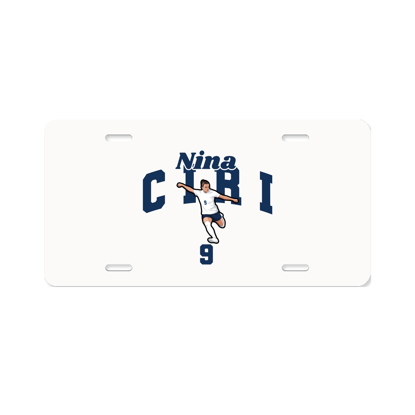 License Plate — Signature Arch in Classic