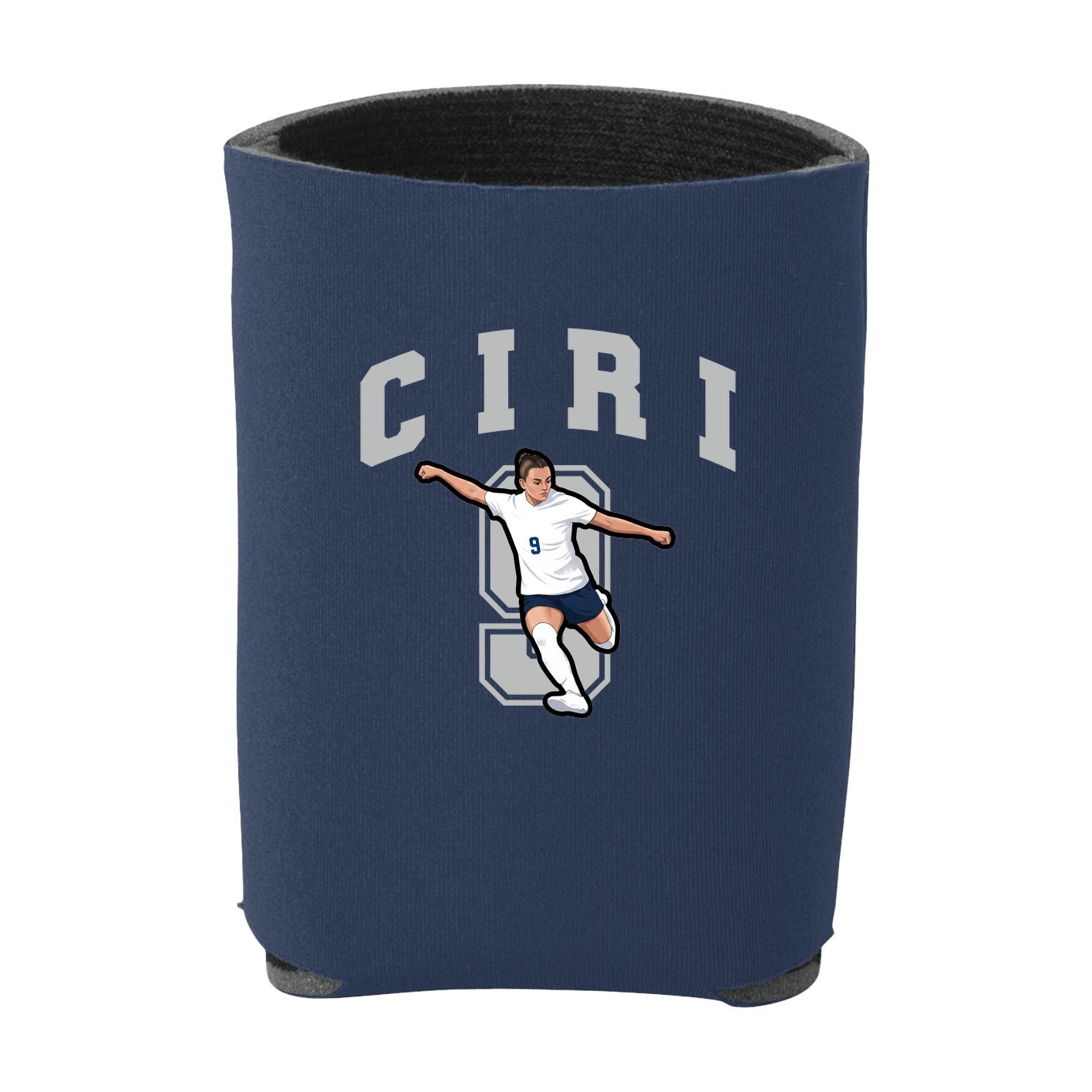 Can Holder — Number in Navy