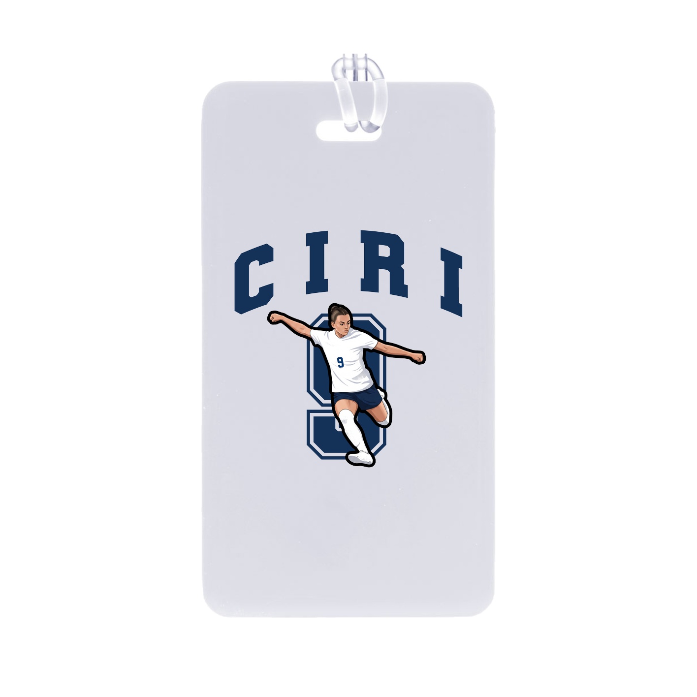 Bag Tag — Number in Classic